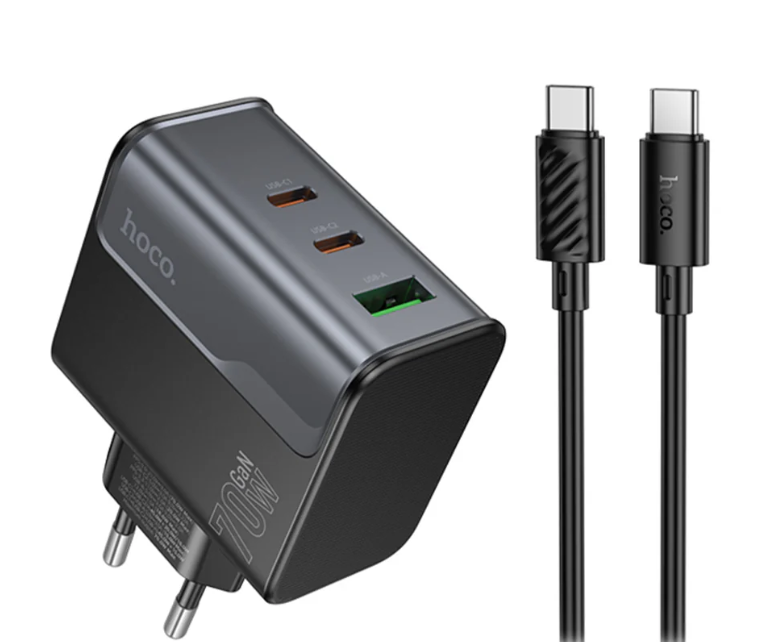  Hoco CS75A - Star Speed PD70W (2C1A) charger set (C to C)