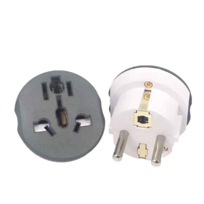 Universal EU KR Plug Adapter AC 250V 16A EU Converter