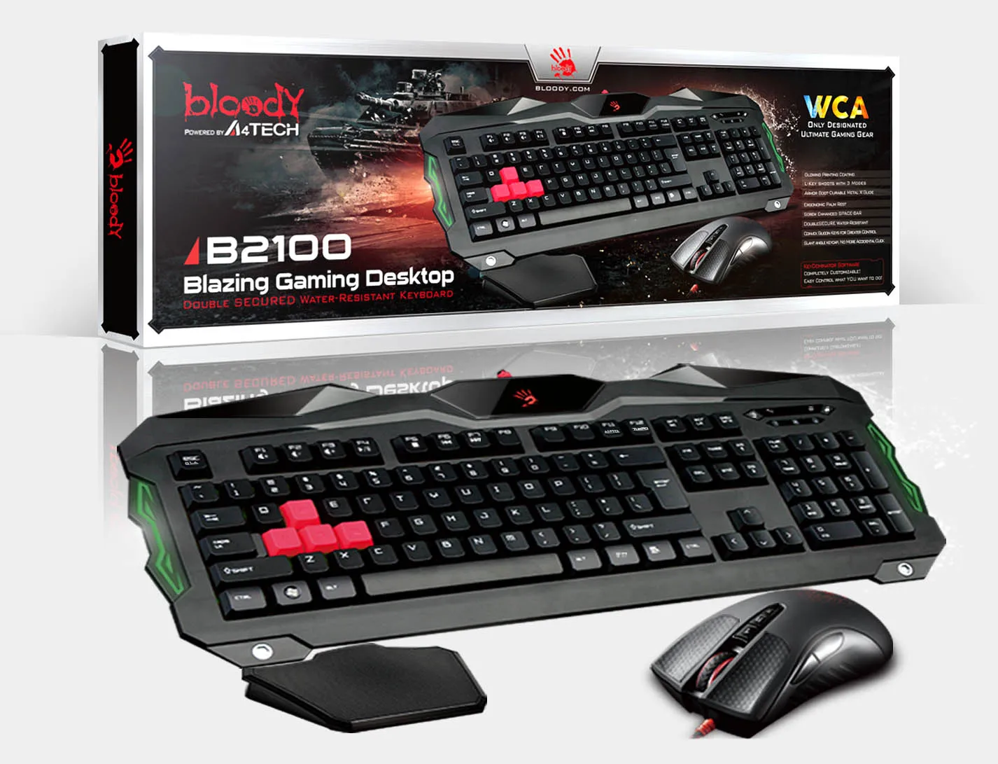 GAMING A4TECH KEYBOARD COMBO B2100