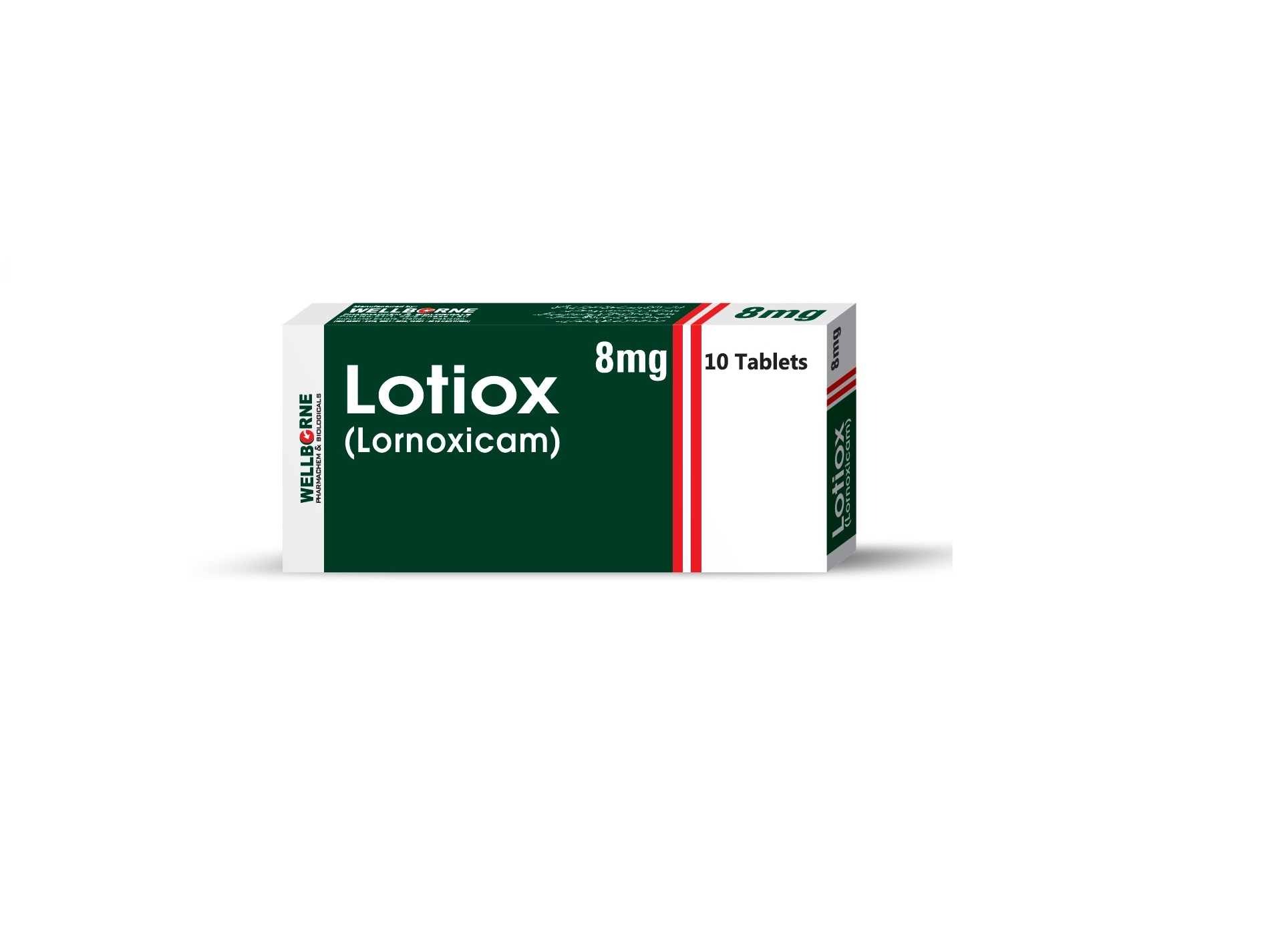 Lotiox (Lornoxicam) 8mg Tablets