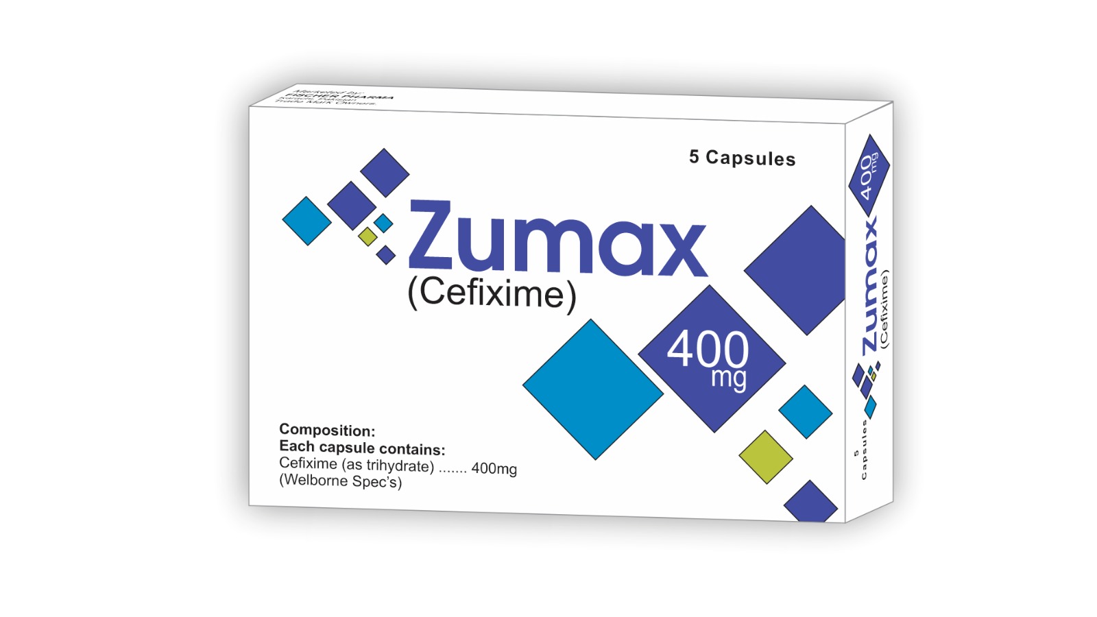 Zumax (Cefixime) 400 mg Capsules