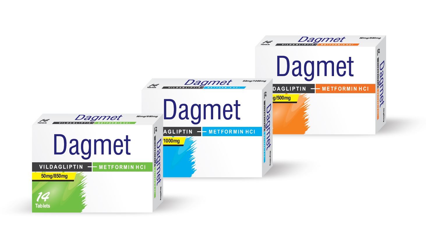 Dagmet Vildagliptin and Metformin Tablets