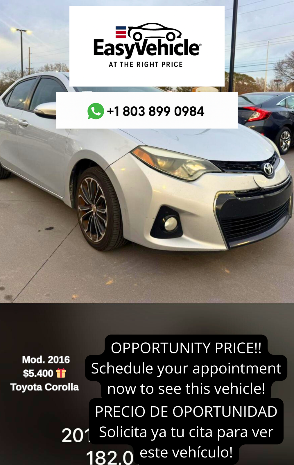 Toyota Corolla 2016