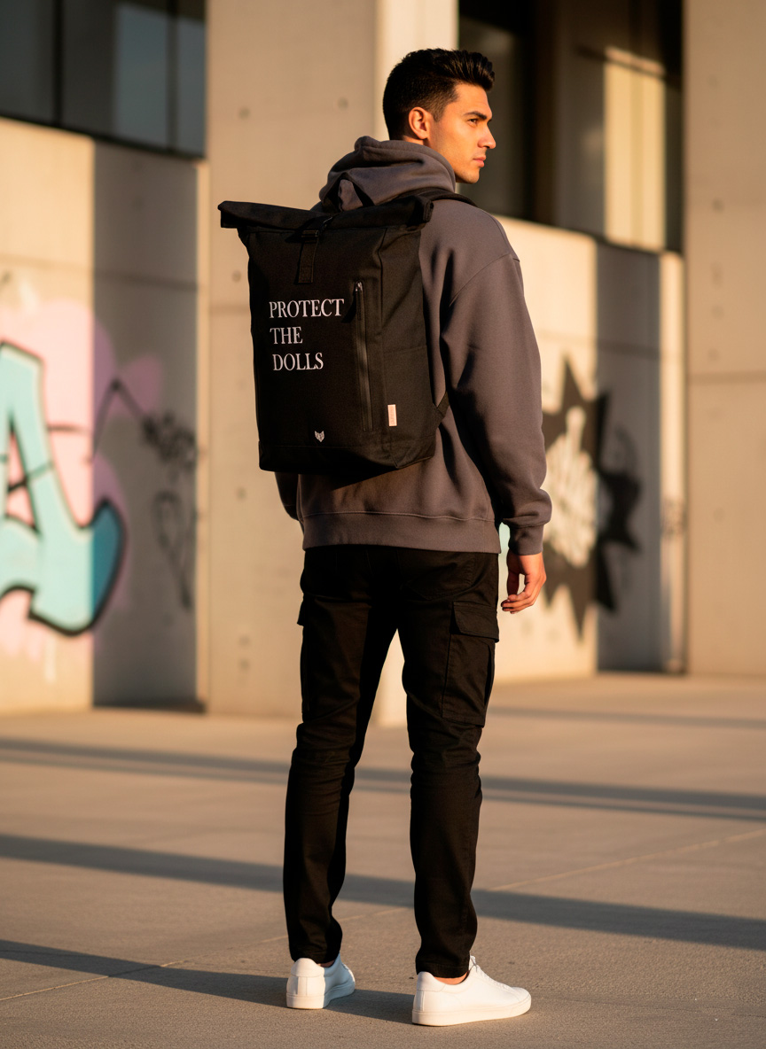 Mochila Algodón Reciclado | Protect the Dolls