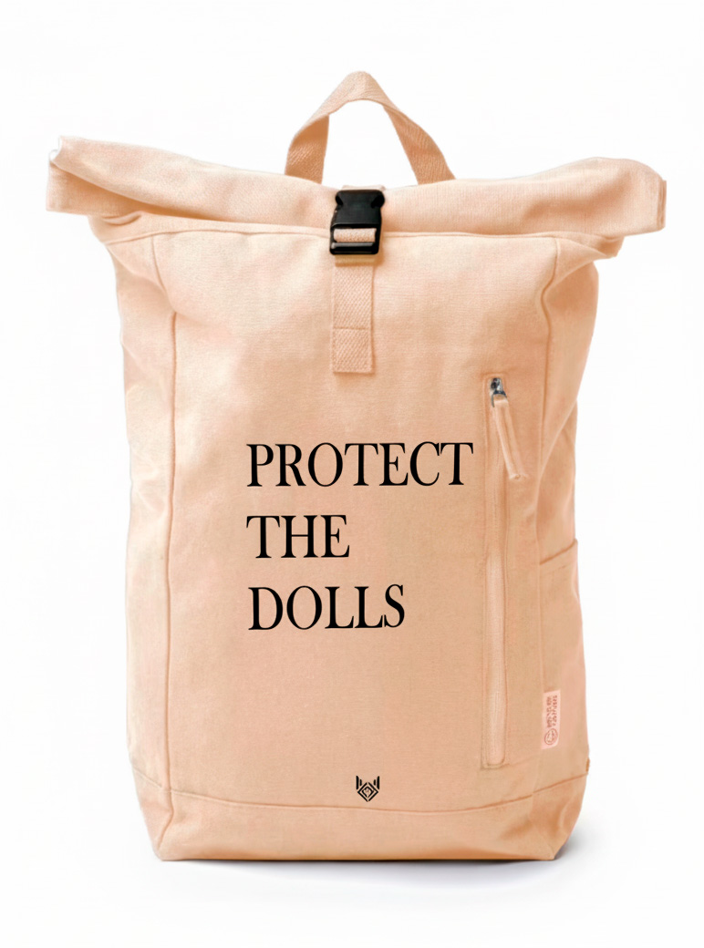 Mochila Algodón Reciclado | Protect the Dolls