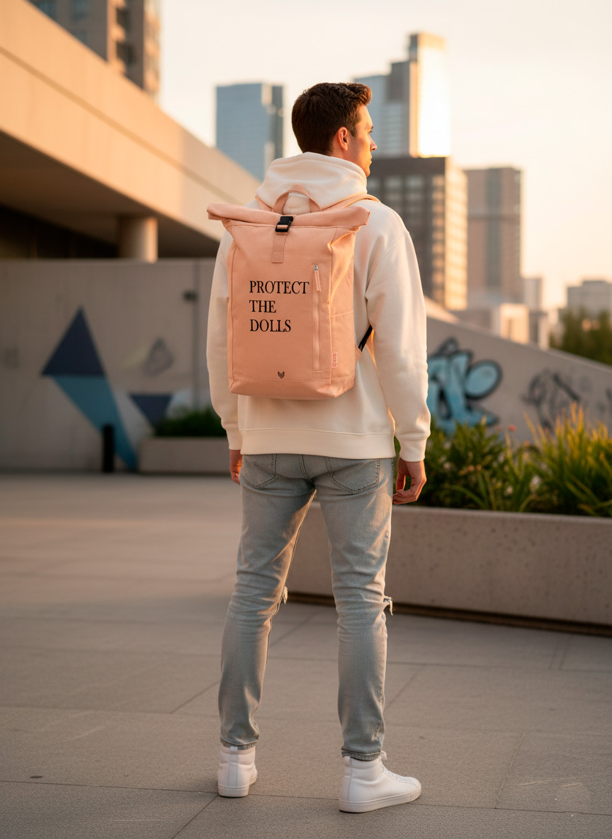 Mochila Algodón Reciclado | Protect the Dolls