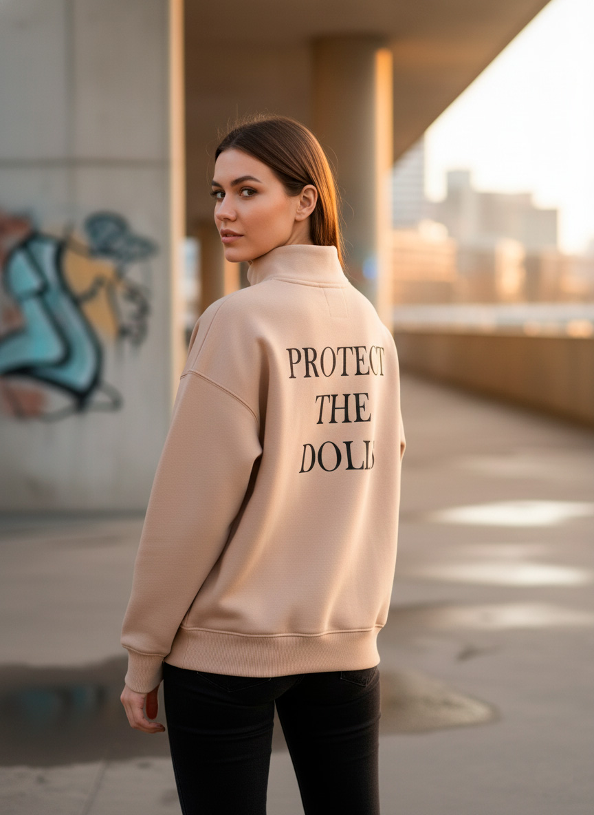 Sudadera ZIP | Protect the Dolls