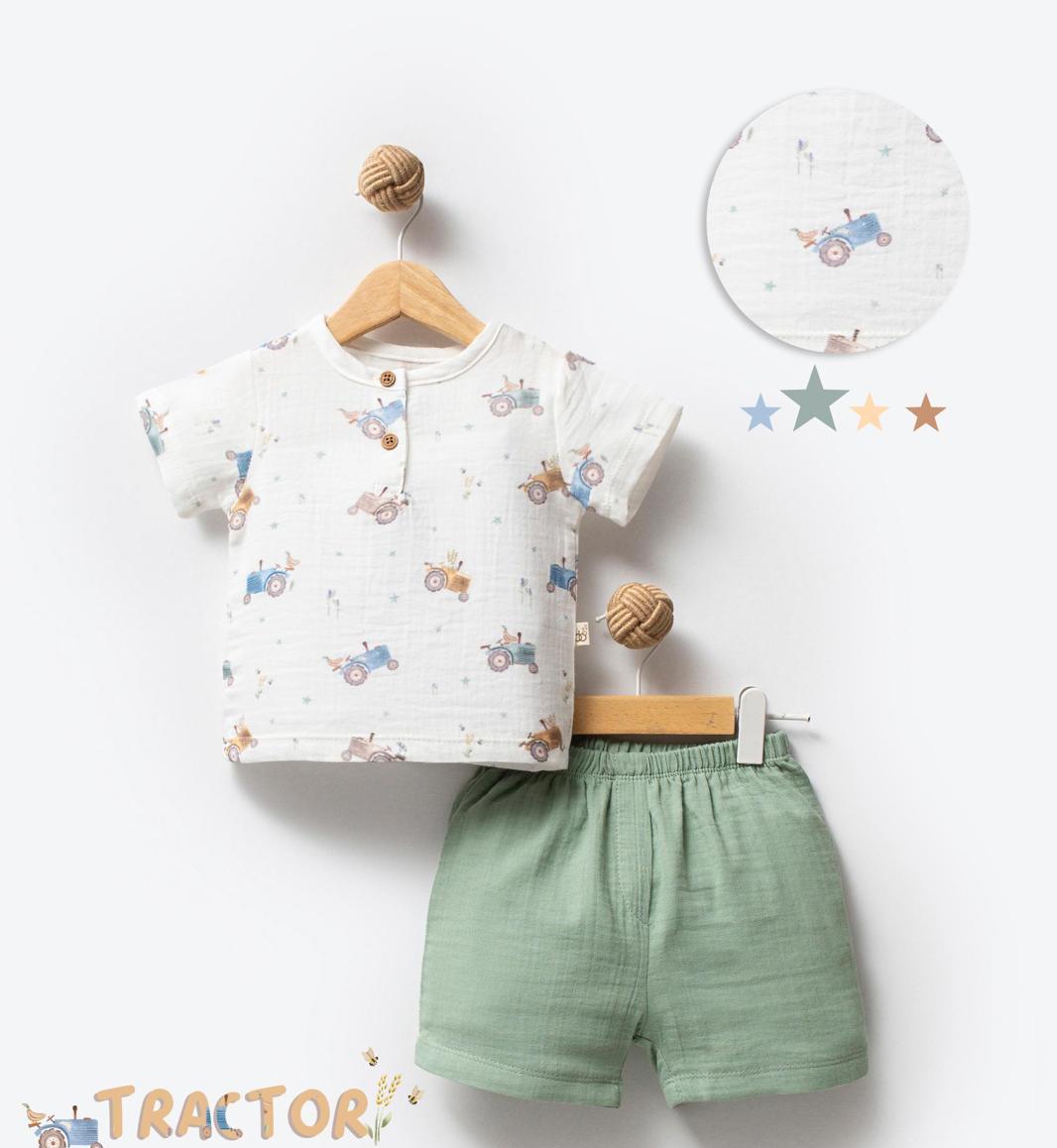 Little Tractor 2-Piece Set