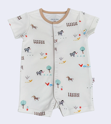 Playtime Prints Organic Rompers
