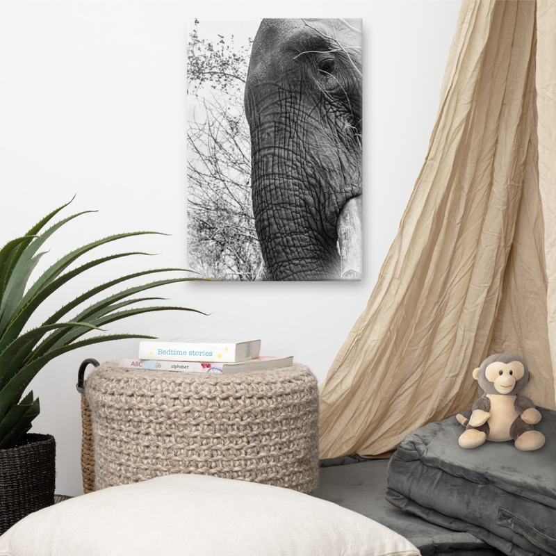 The All Father Elephant Print on Canvas