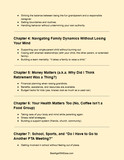 Grandparenting Guide | Grandparents Raising Grandkids Ebook | Survival Guide with Humor, Love & Practical Tips