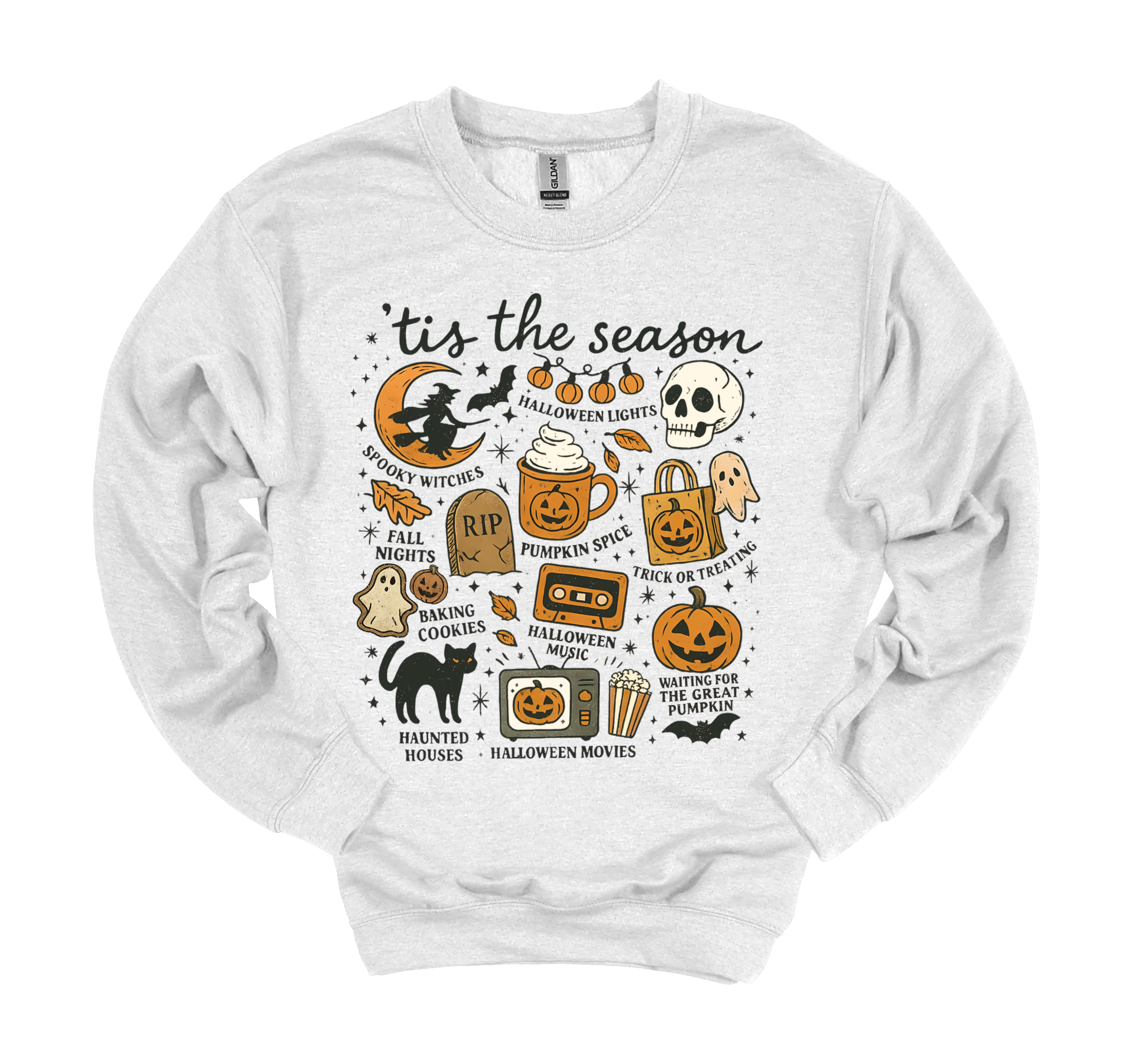 Tis the Season Retro Halloween Graphic Crewneck