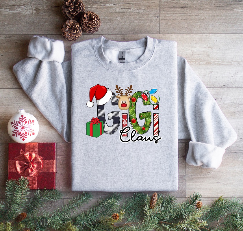 Gigi Claus Holiday Crewneck