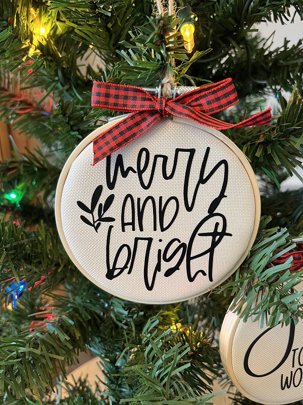 Farmhouse Christmas Ornaments, Gift Tags