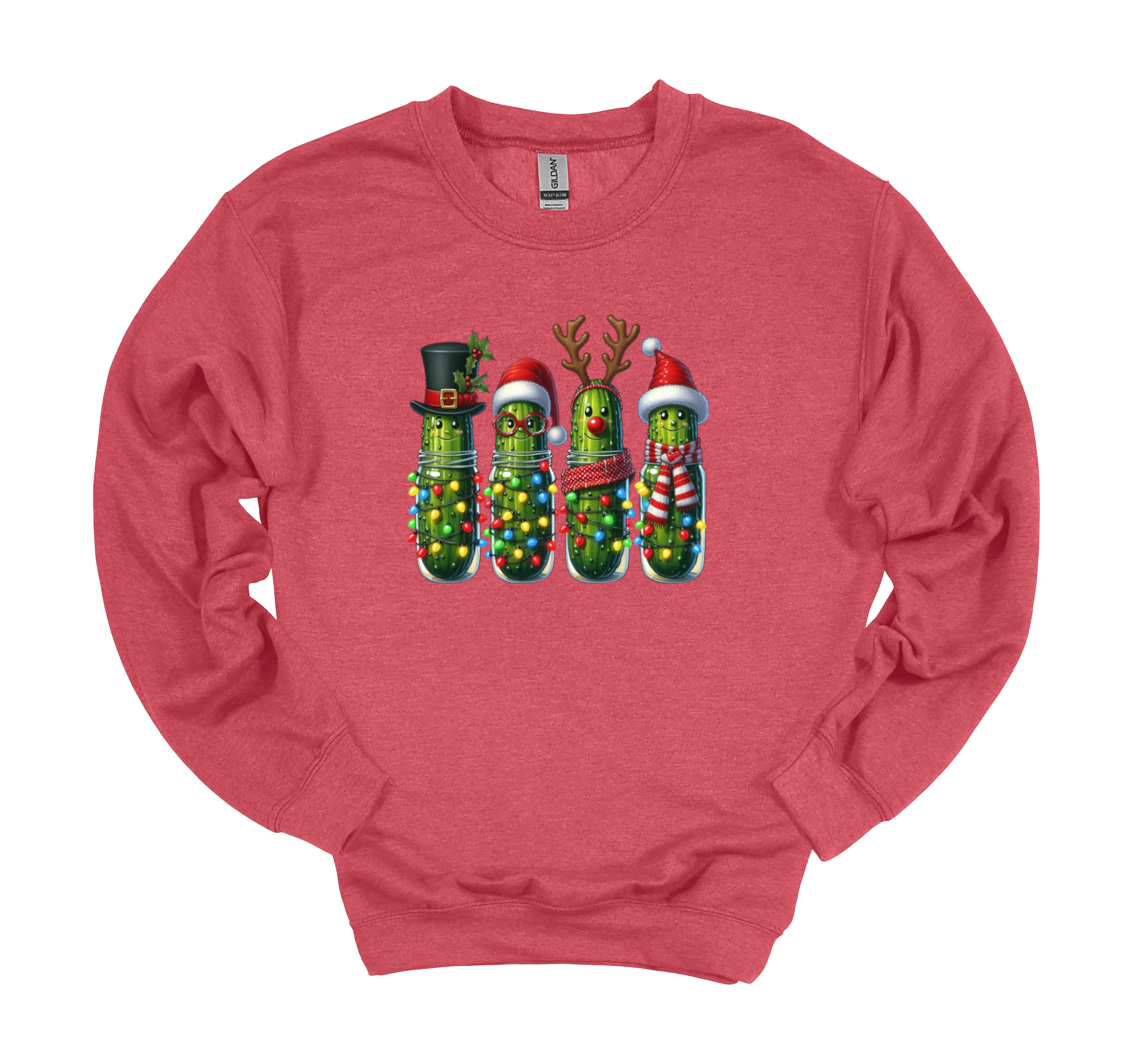 Christmas Pickle Sweatshirt, Festive Pickle Crewneck