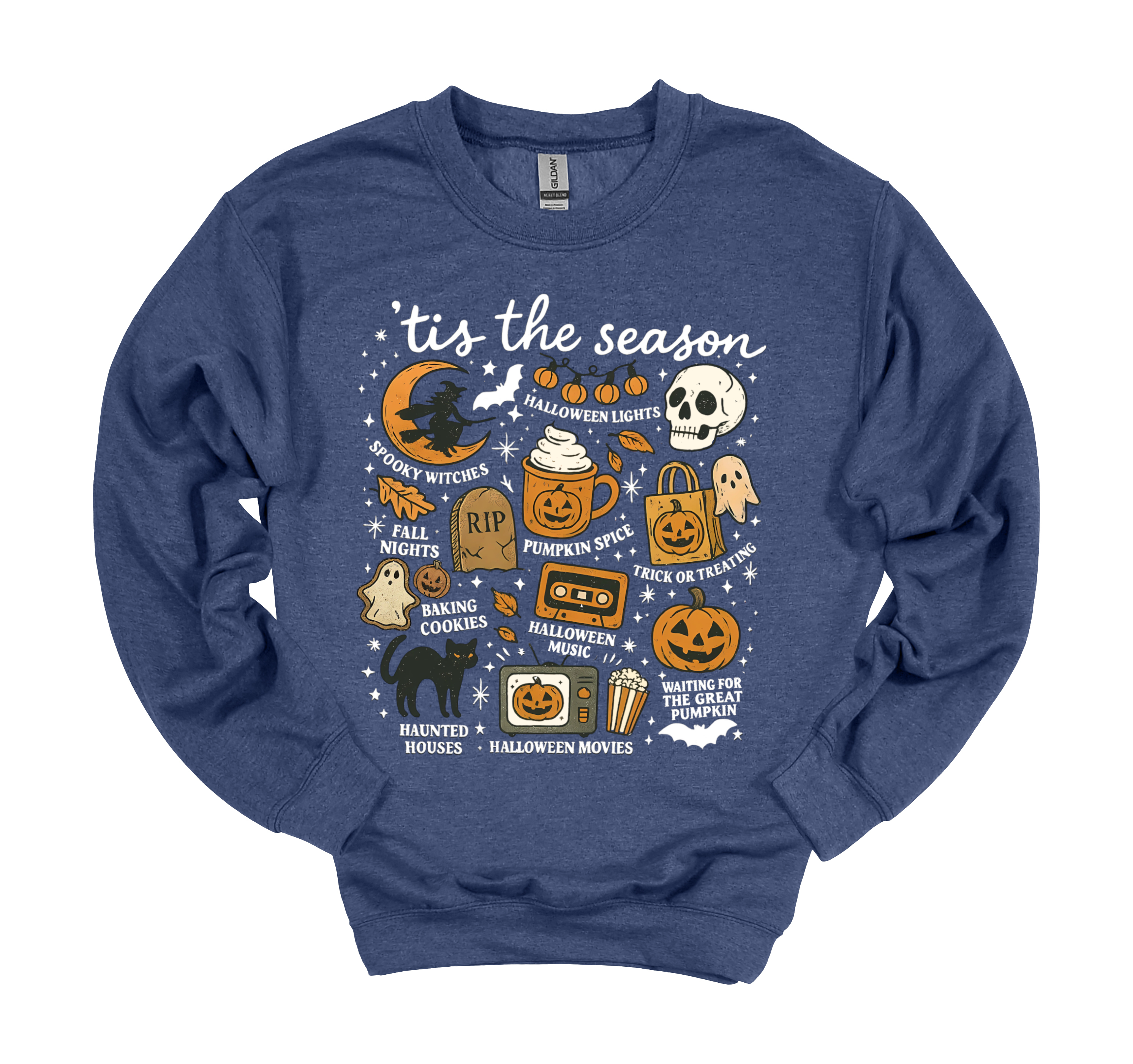 Tis the Season Retro Halloween Graphic Crewneck