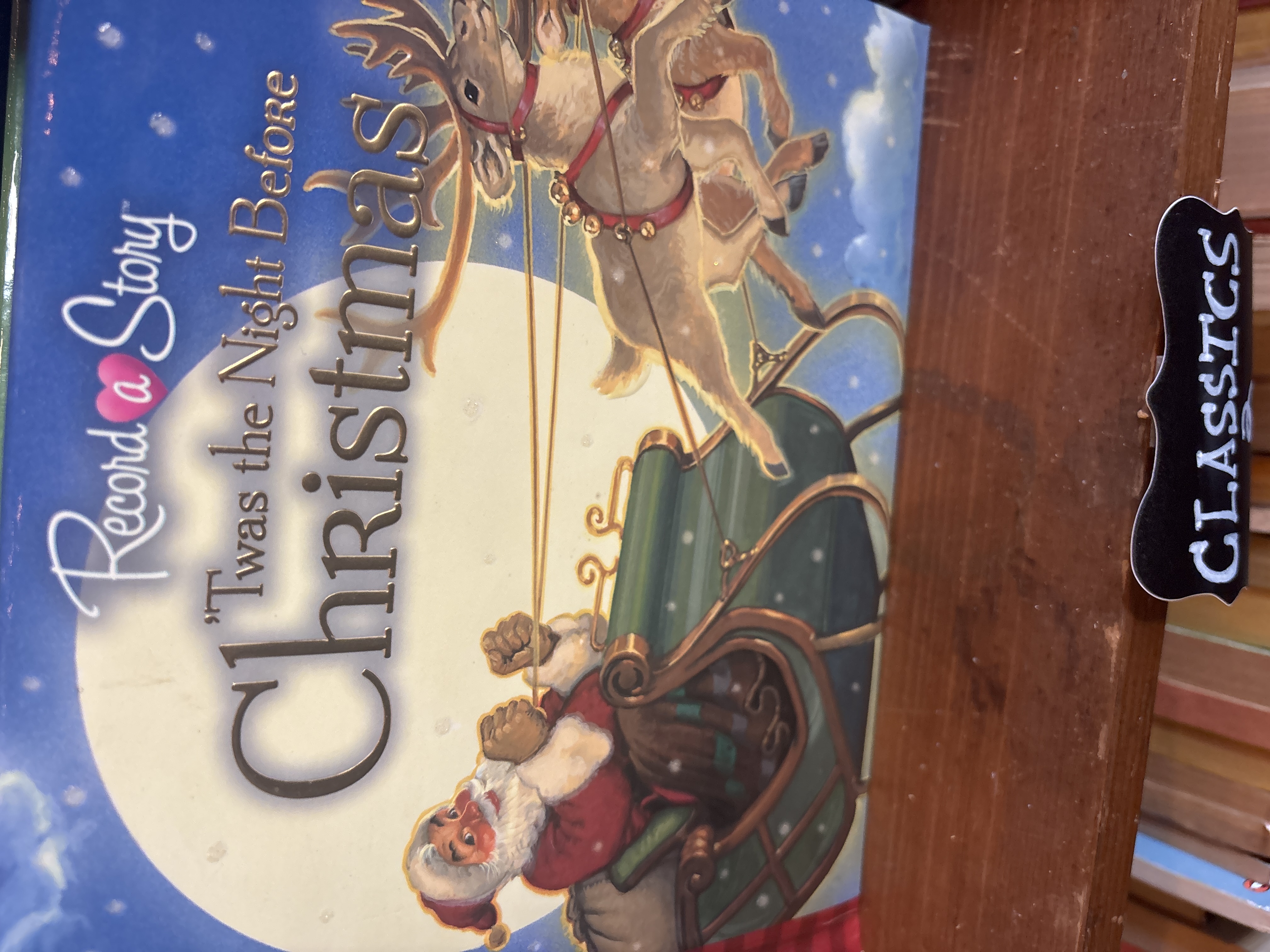 'Twas the Night Before Christmas Record a Story Book