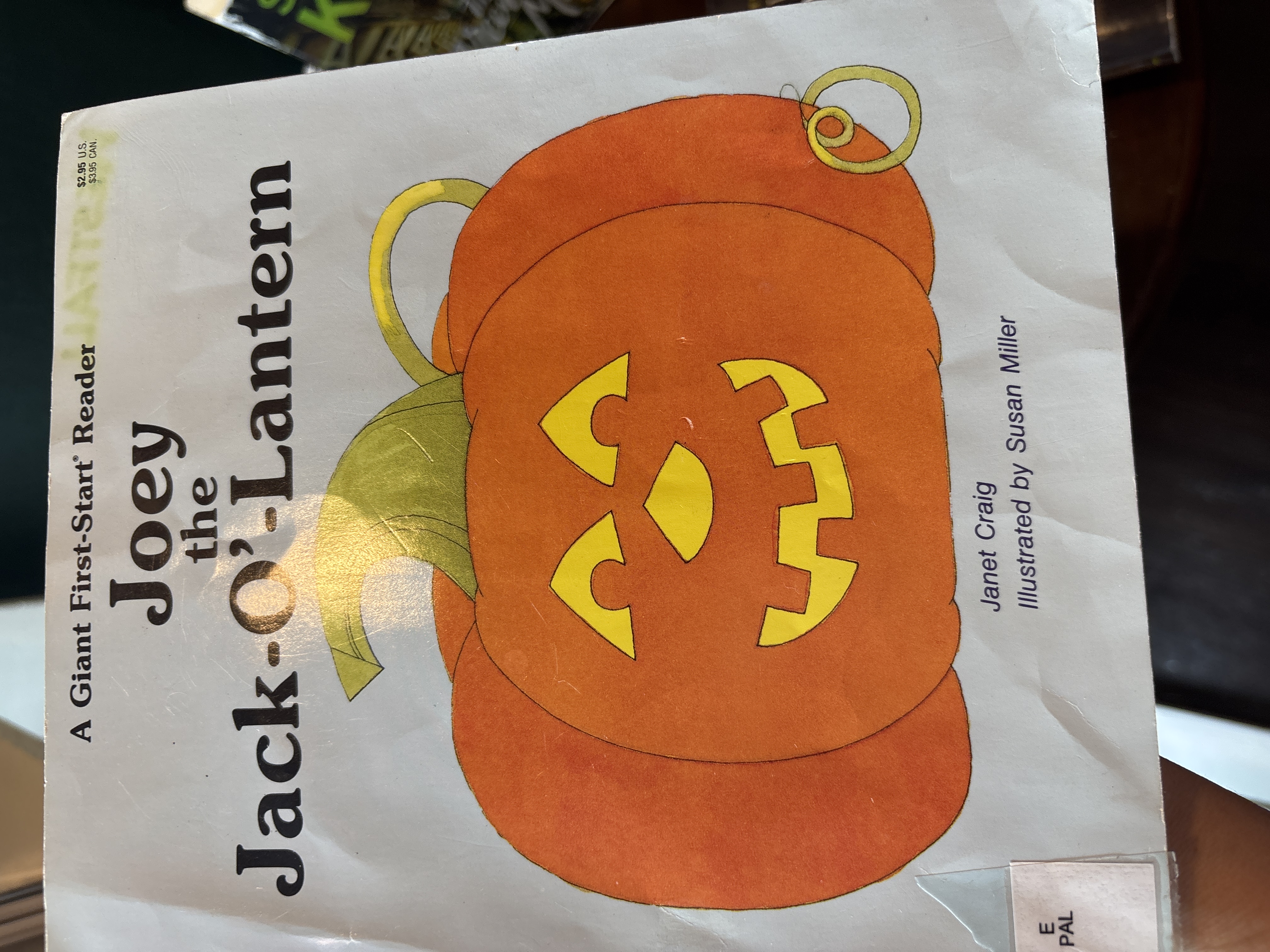 Joey the Jack-O'-Lantern Book