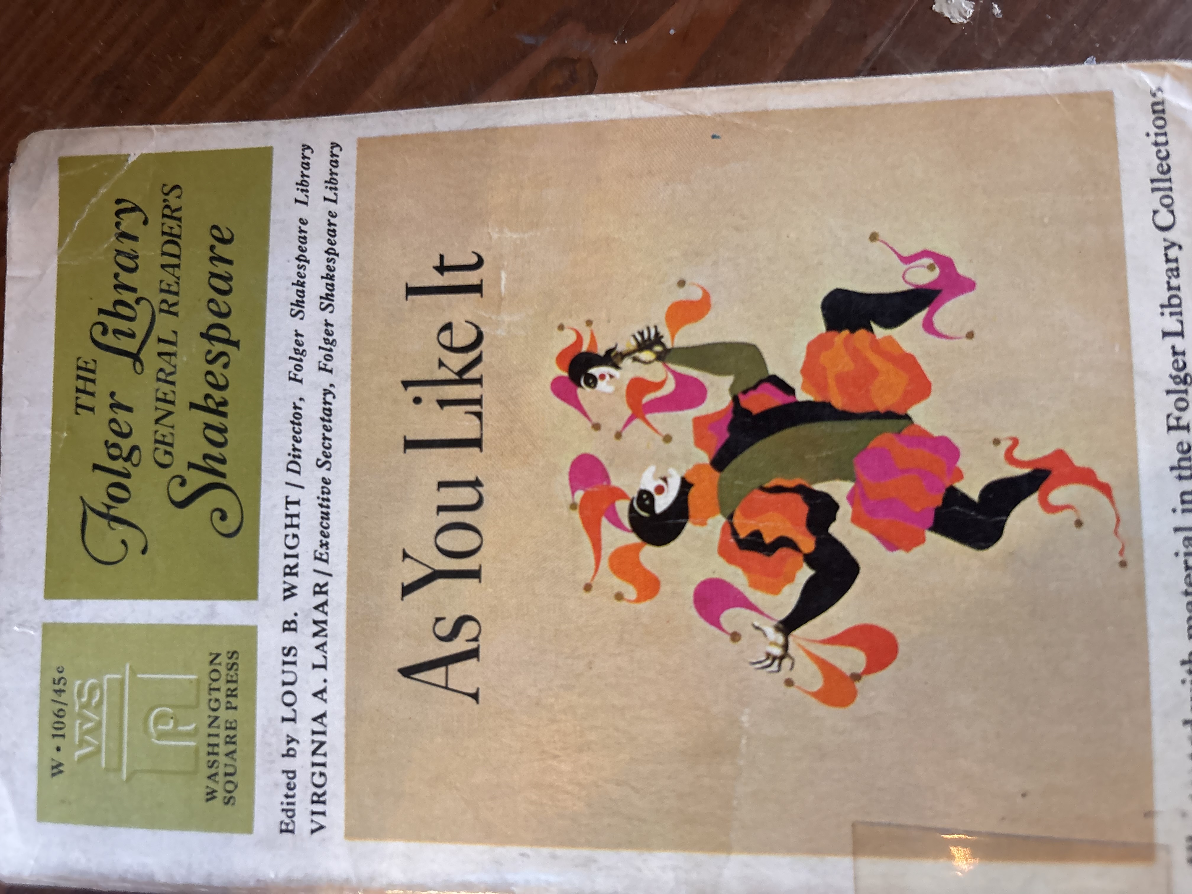 As You Like It by William Shakespeare