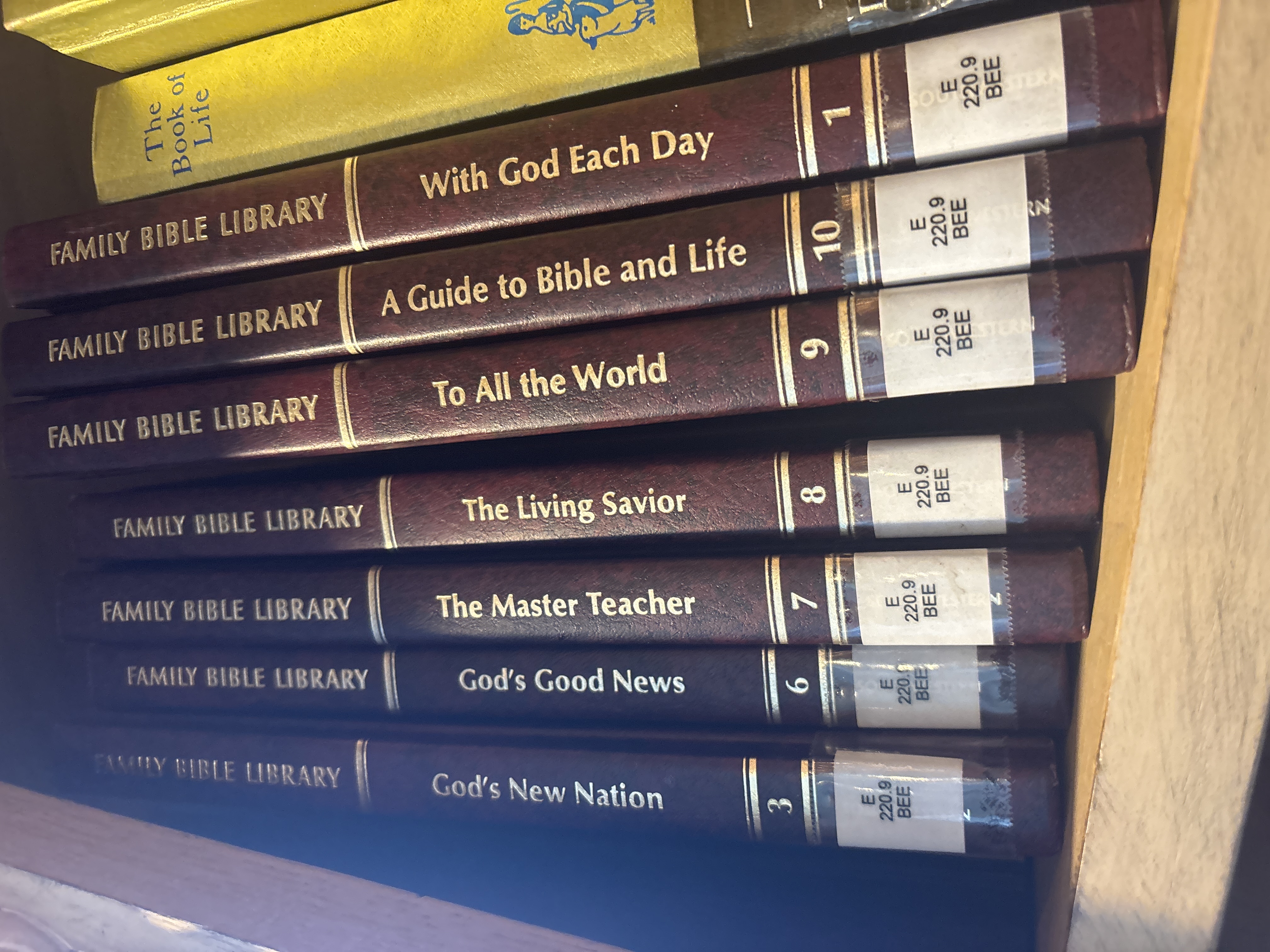 Family Bible Library Book Set