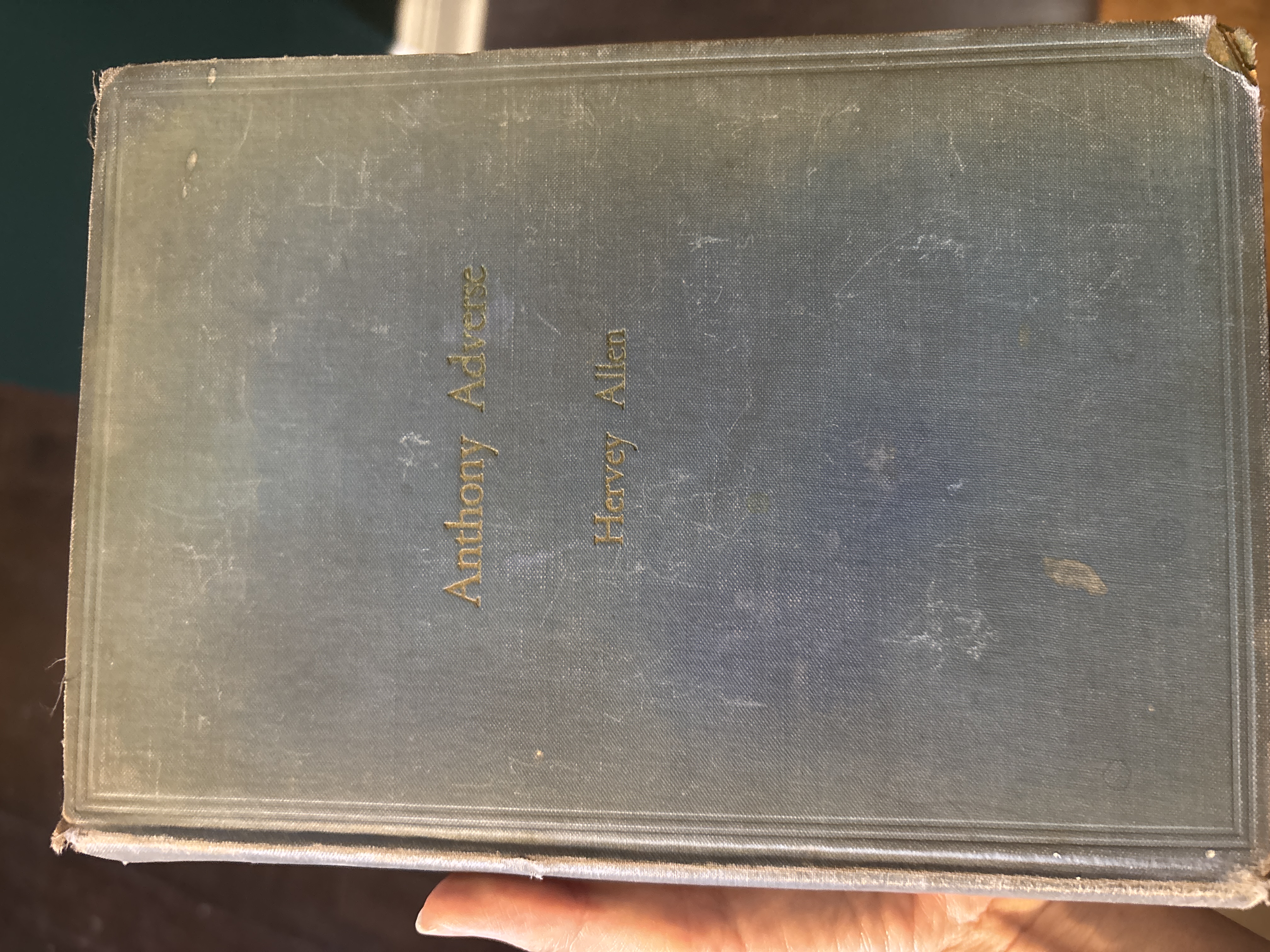 Anthony Adverse by Hervey Allen
