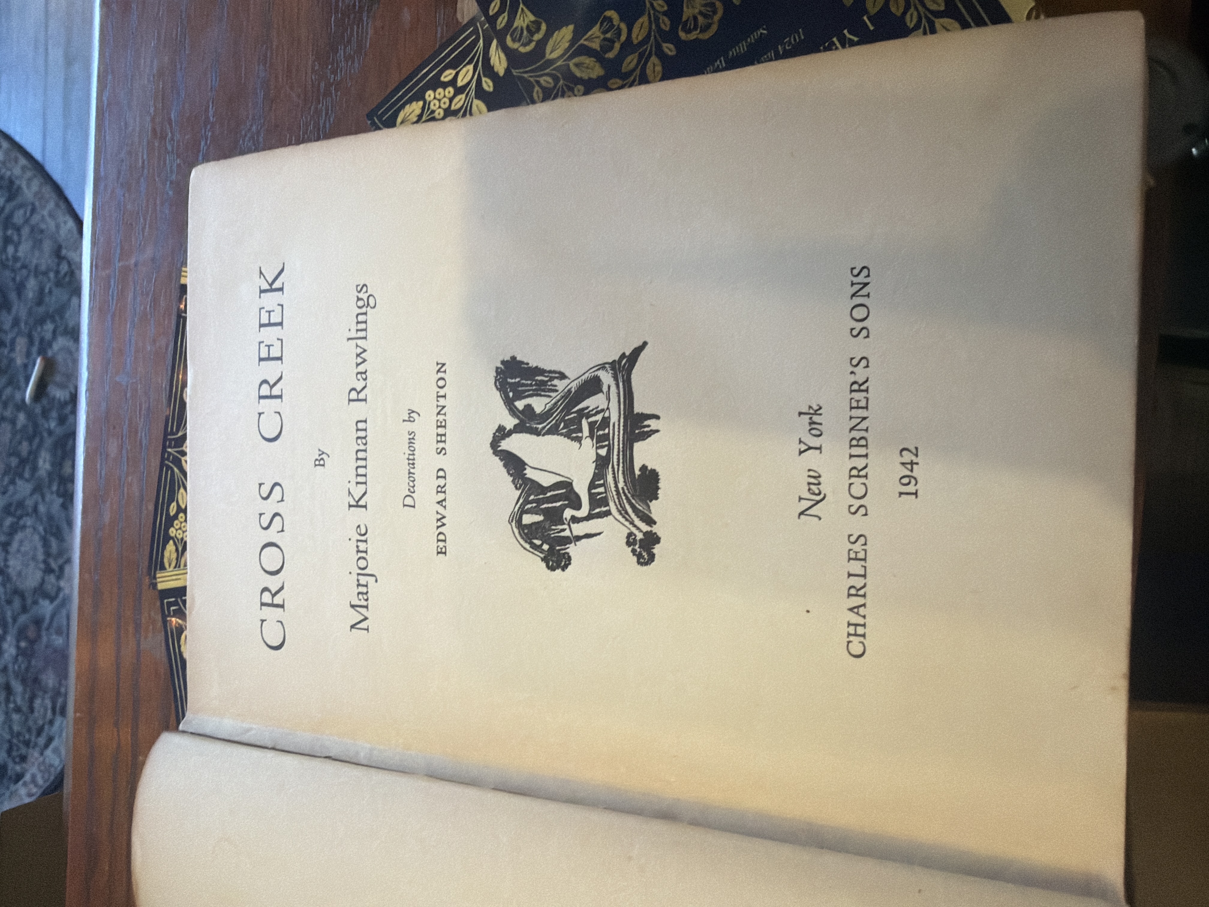 Cross Creek by Marjorie Kinnan Rawlings