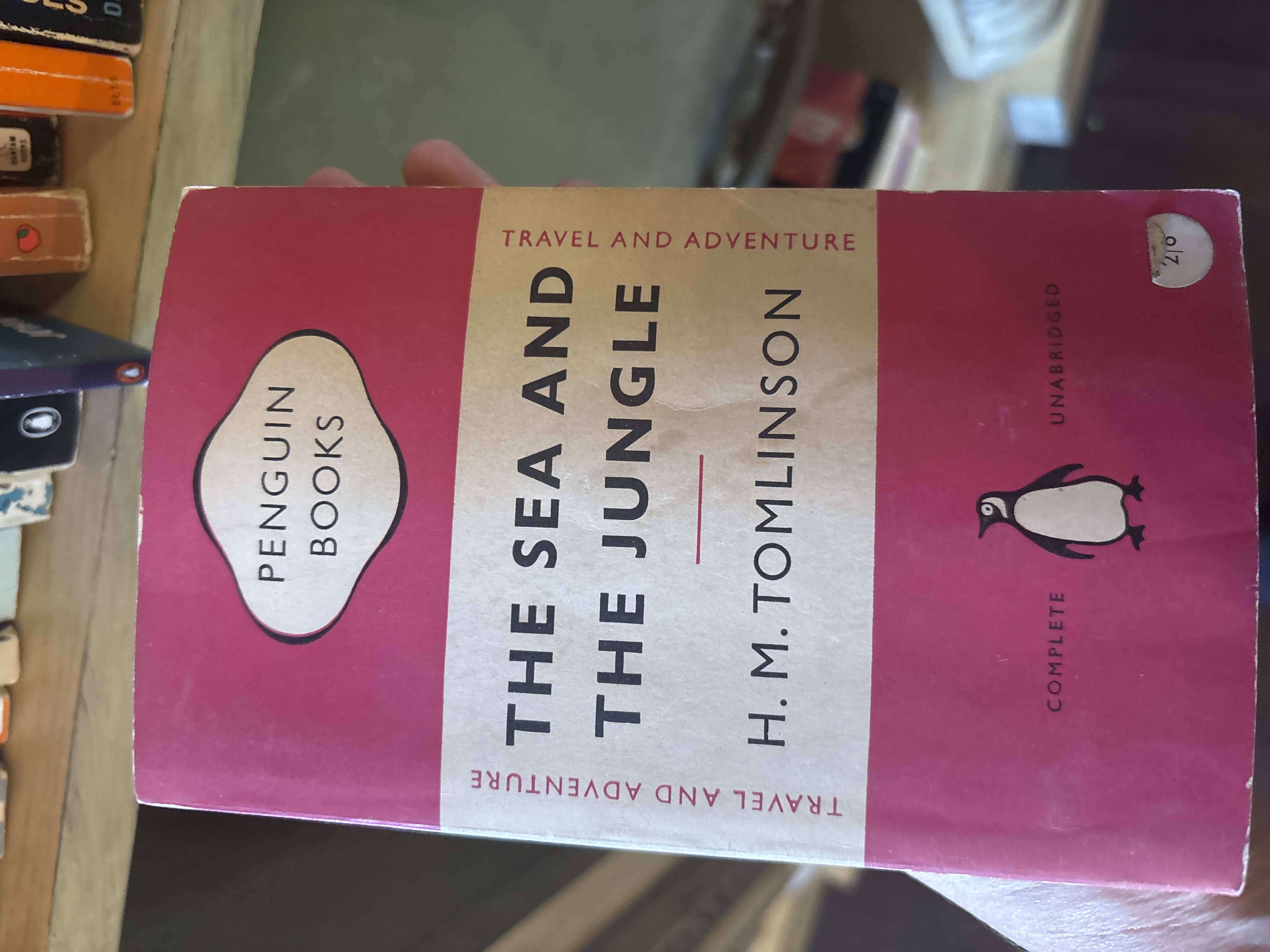 The Sea and The Jungle by H. M. Tomlinson