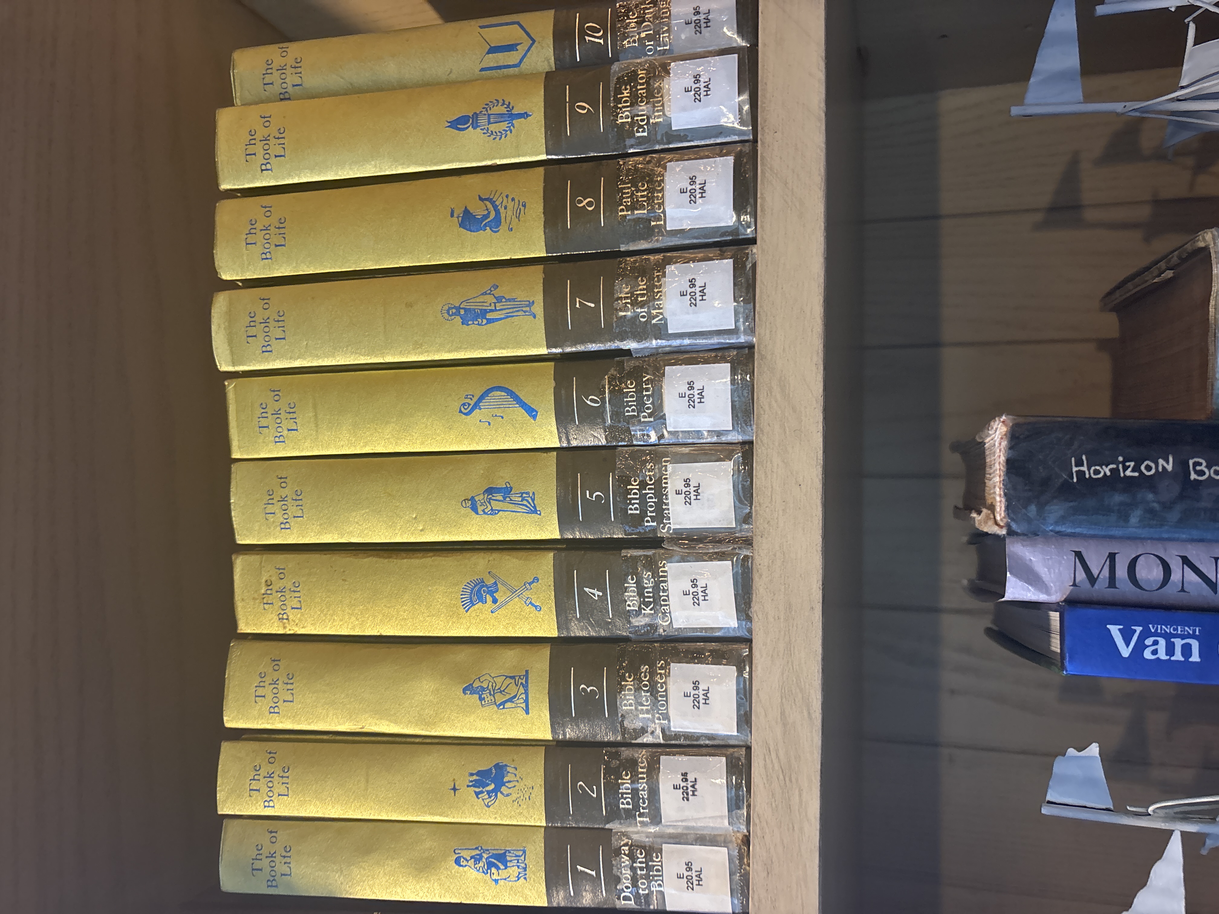 Set of Hardcover Britannica Junior Encyclopedias