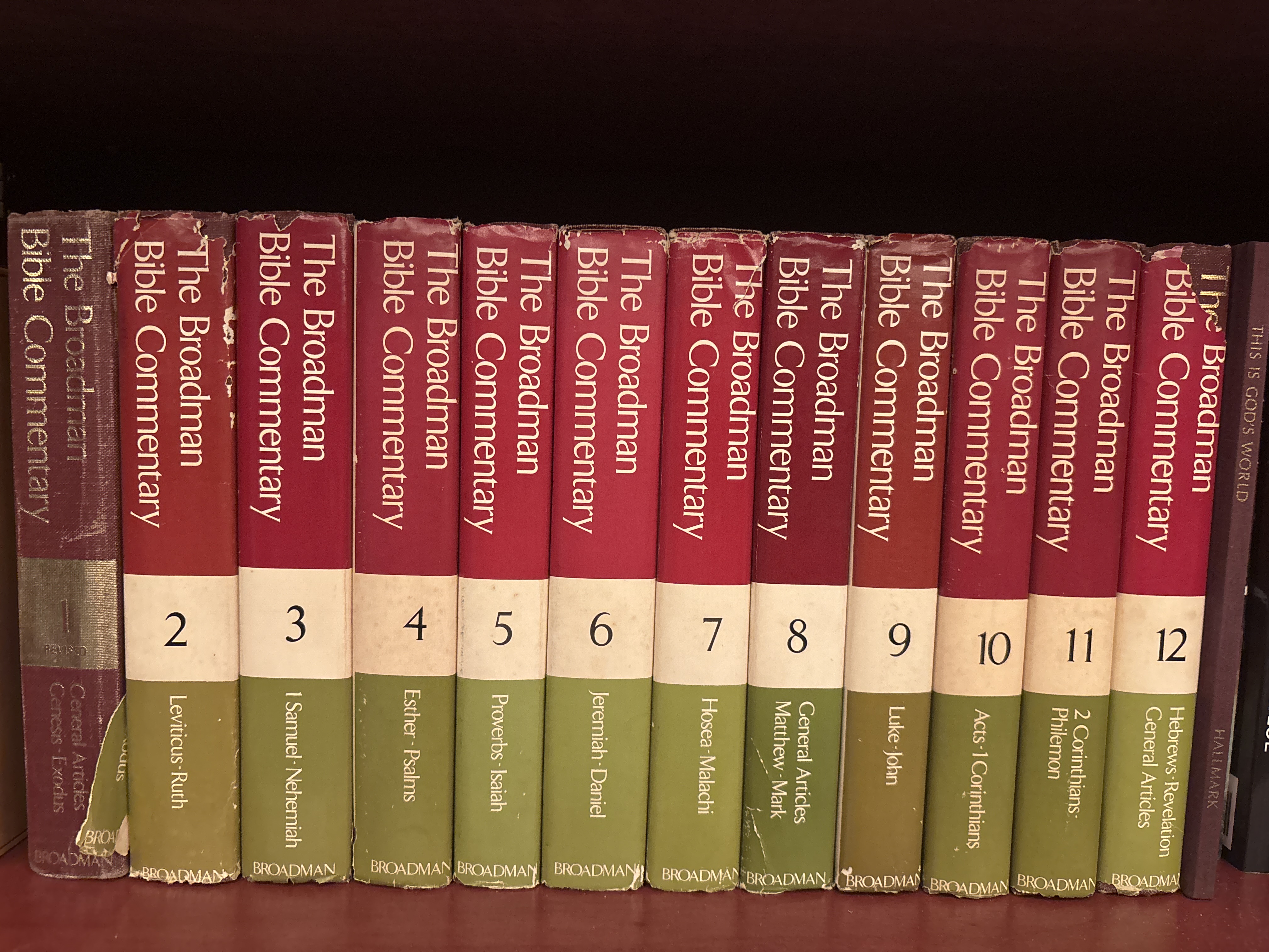 The Broadman Bible Commentary (Complete Set, Volumes 1-12)