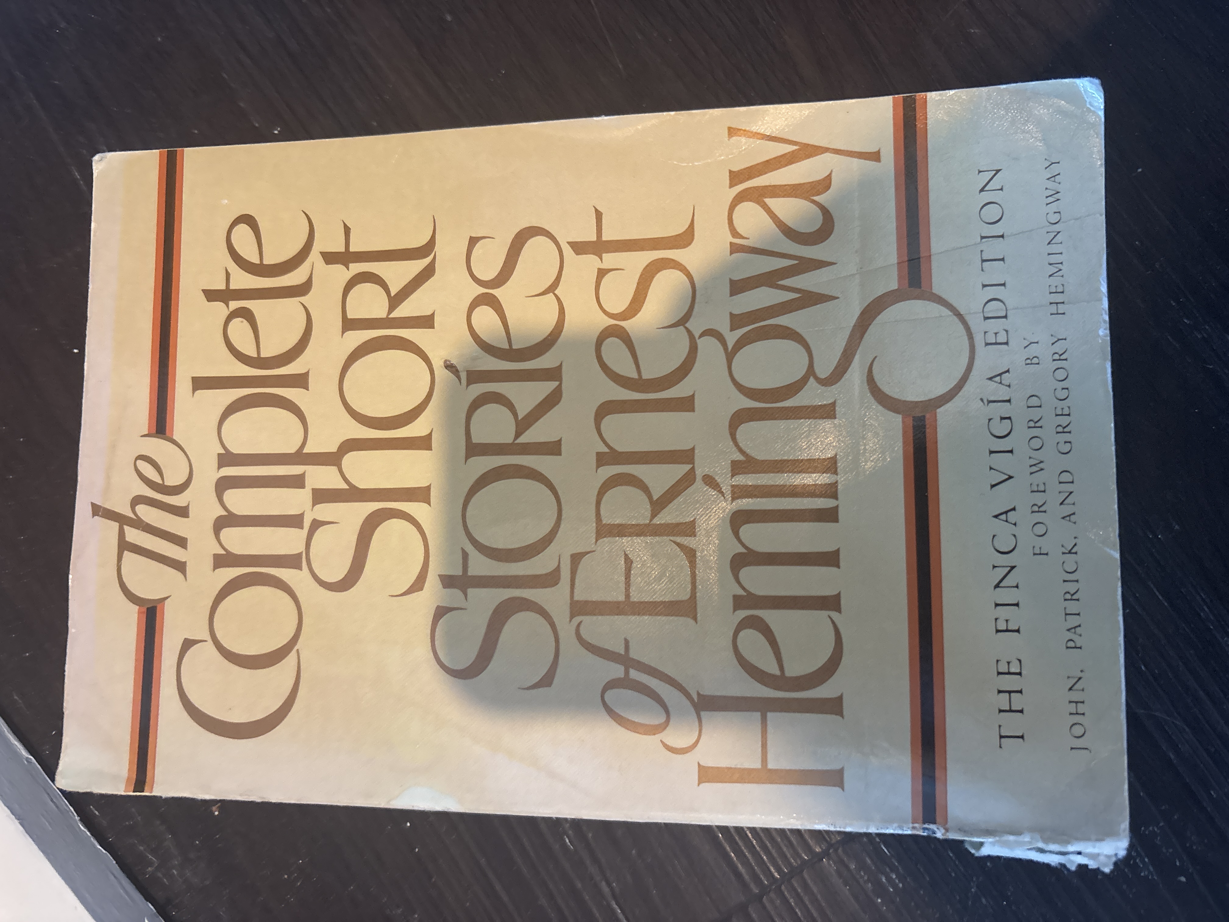 The Complete Short Stories of Ernest Hemingway