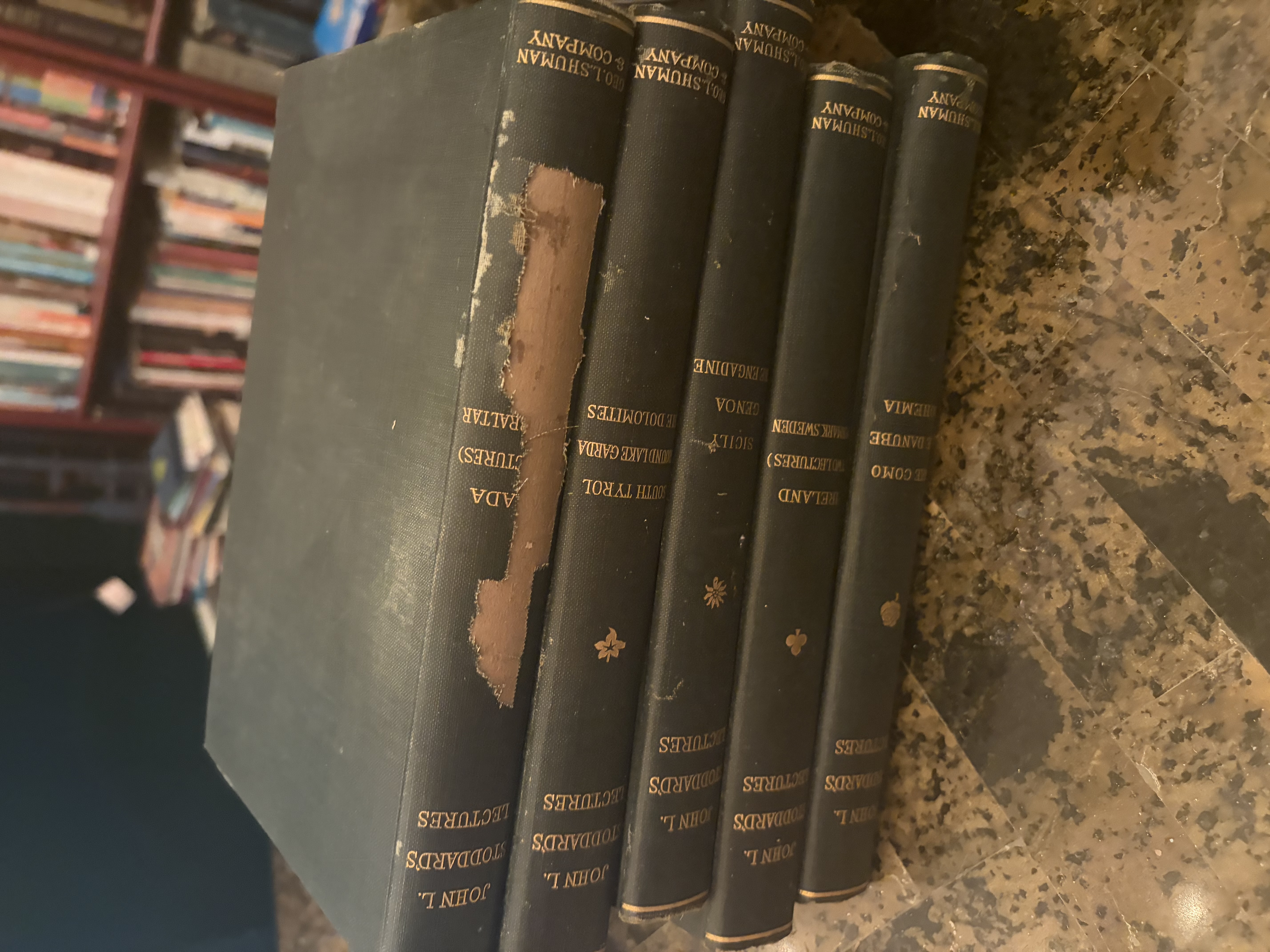 John L. Stoddard's Lectures Book Set, signed