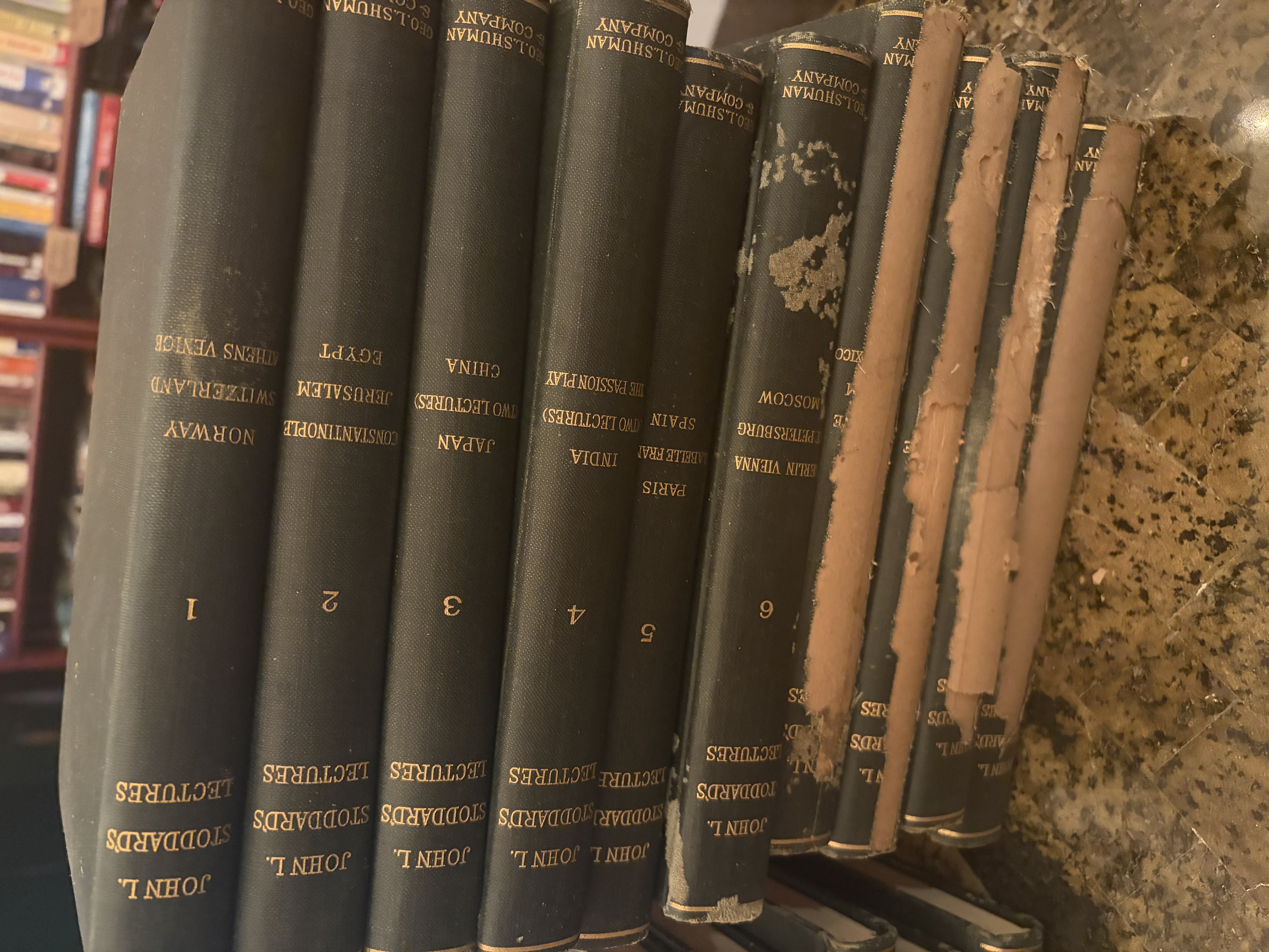 John L. Stoddard's Lectures Book Set, signed