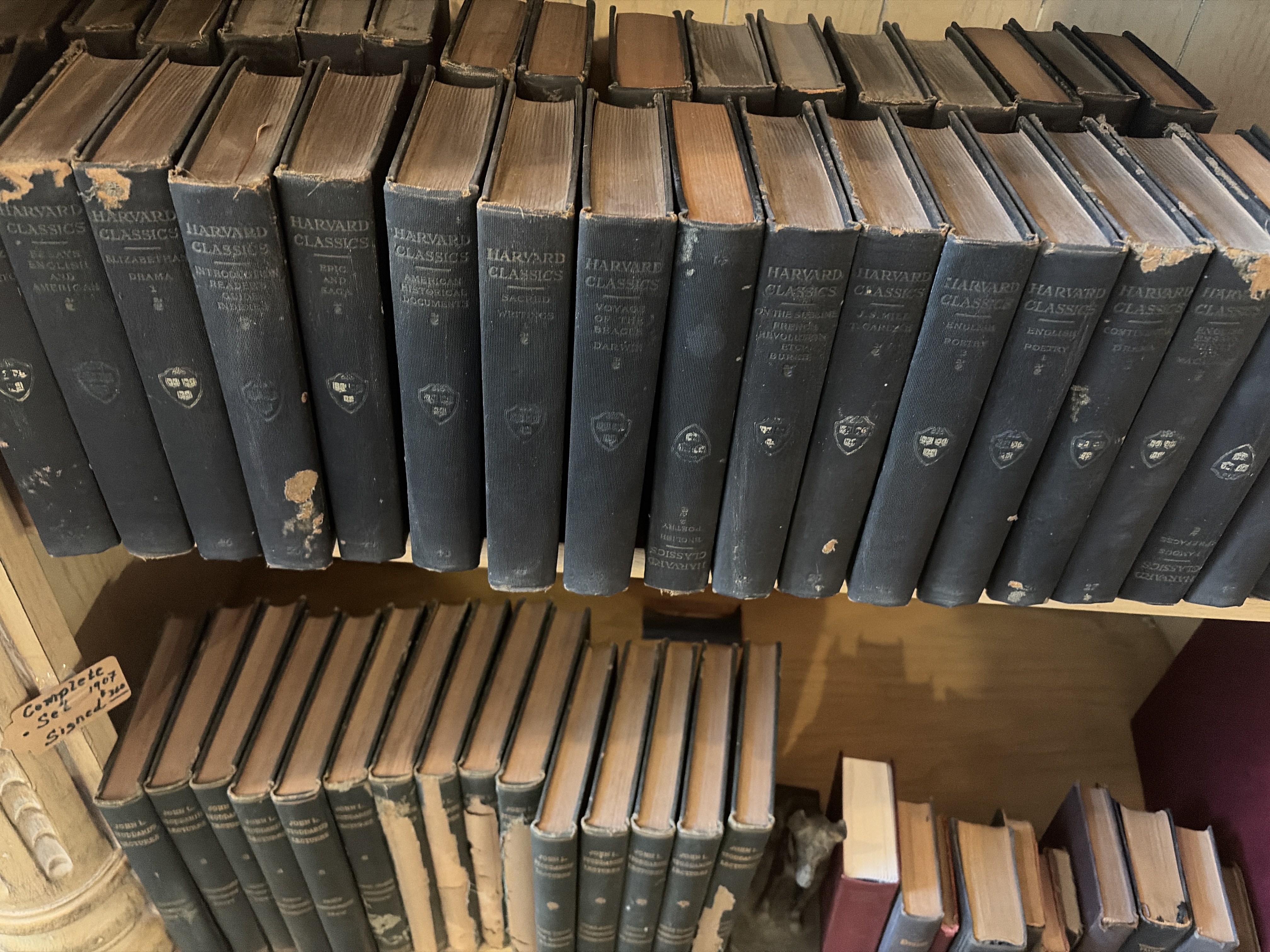 Vintage Harvard Classics Book Set