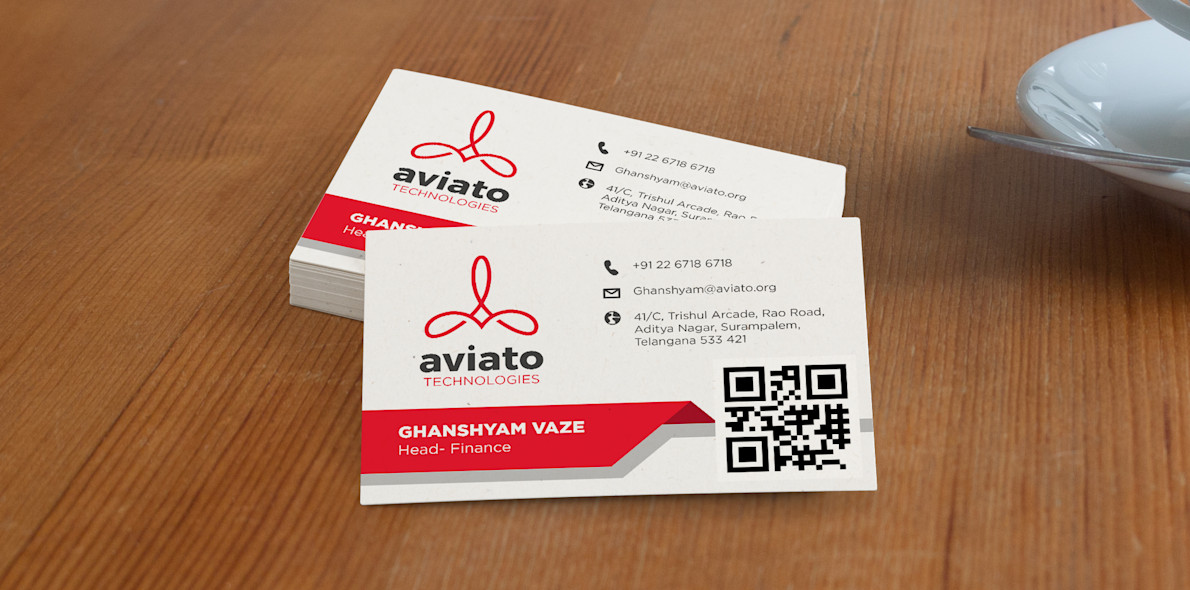 QR Code Visiting Cards
