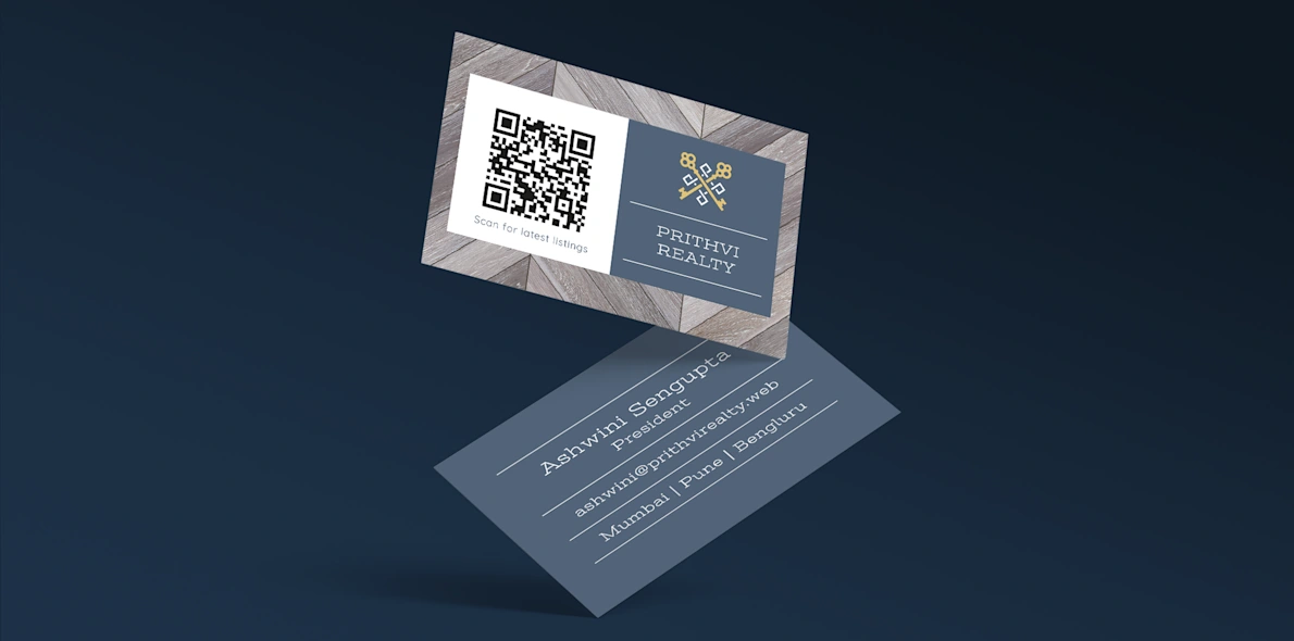 QR Code Visiting Cards