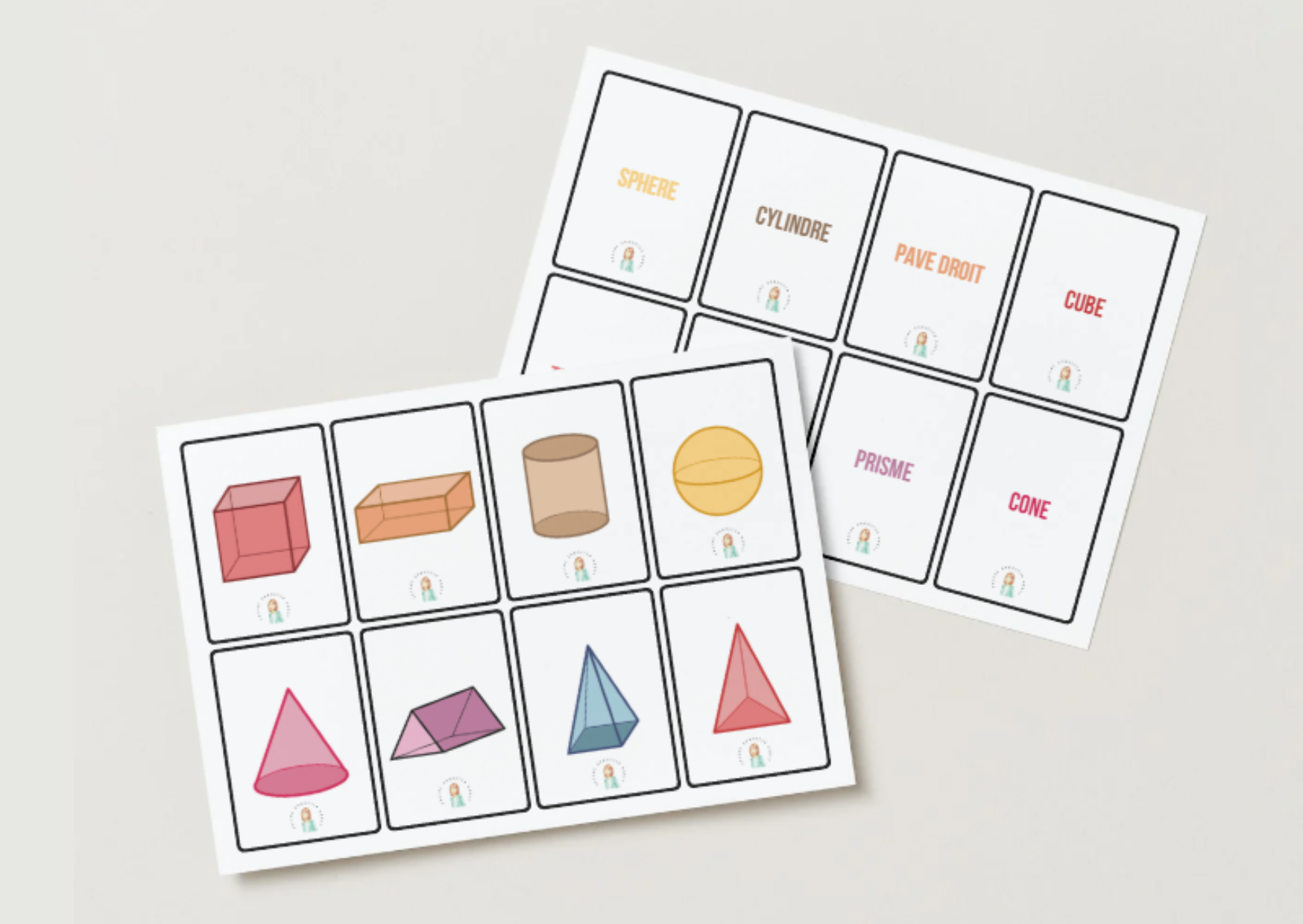 Flashcards Géométrie en 3D