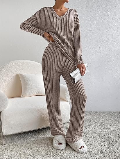 Ribbed 2-Piece Lounge Set