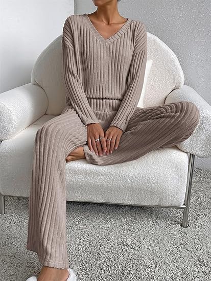 Ribbed 2-Piece Lounge Set