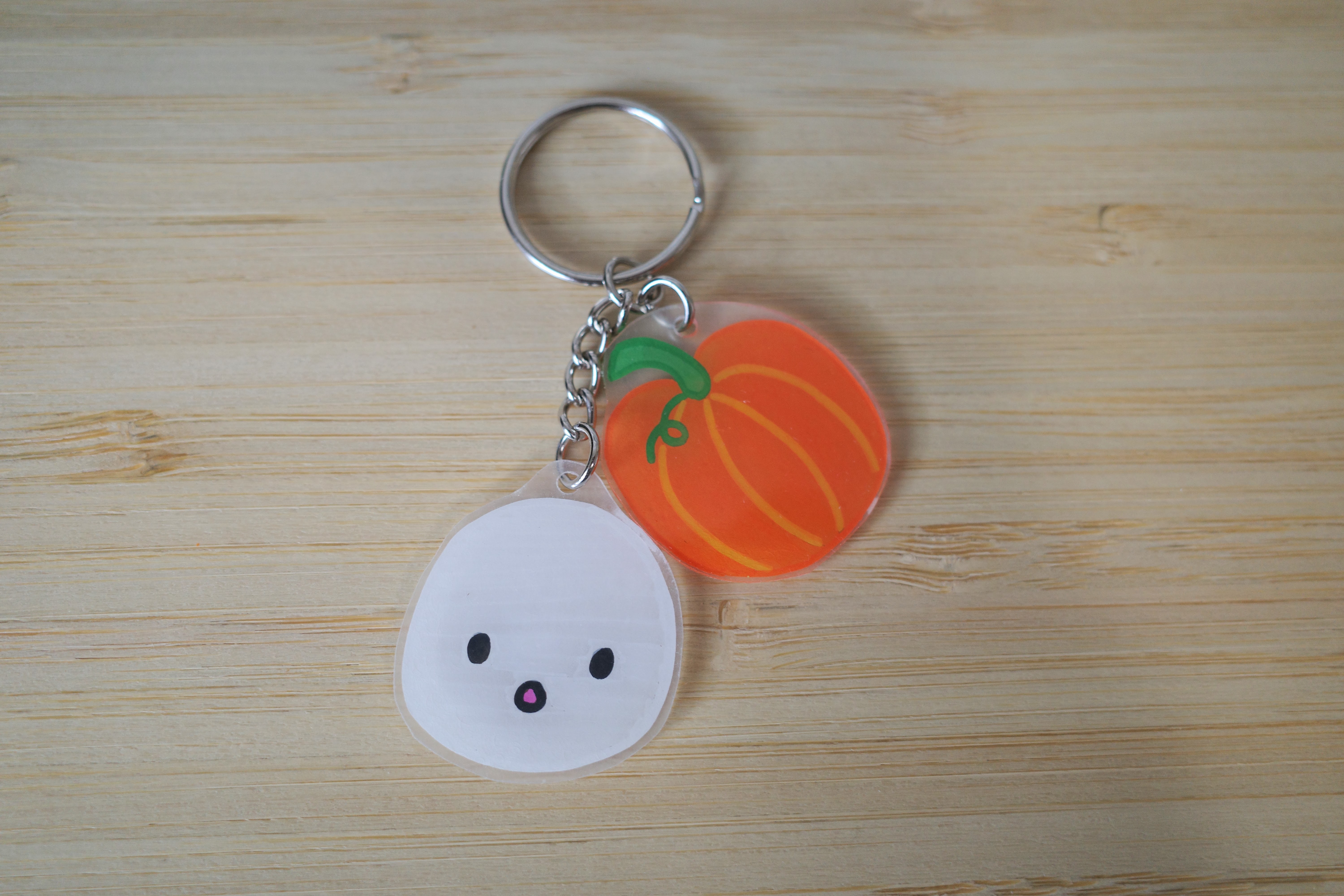 ghost keychain