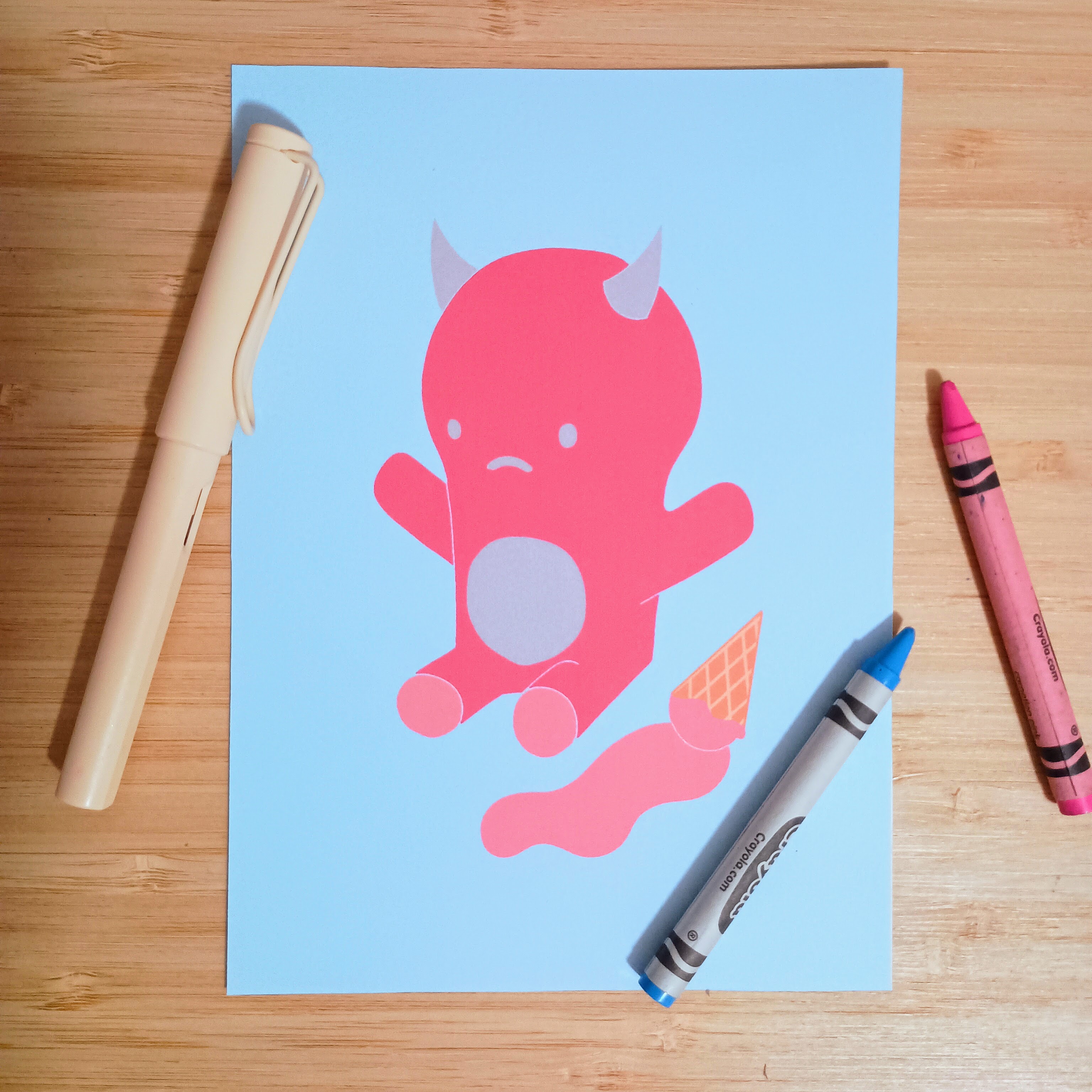 ice cream print