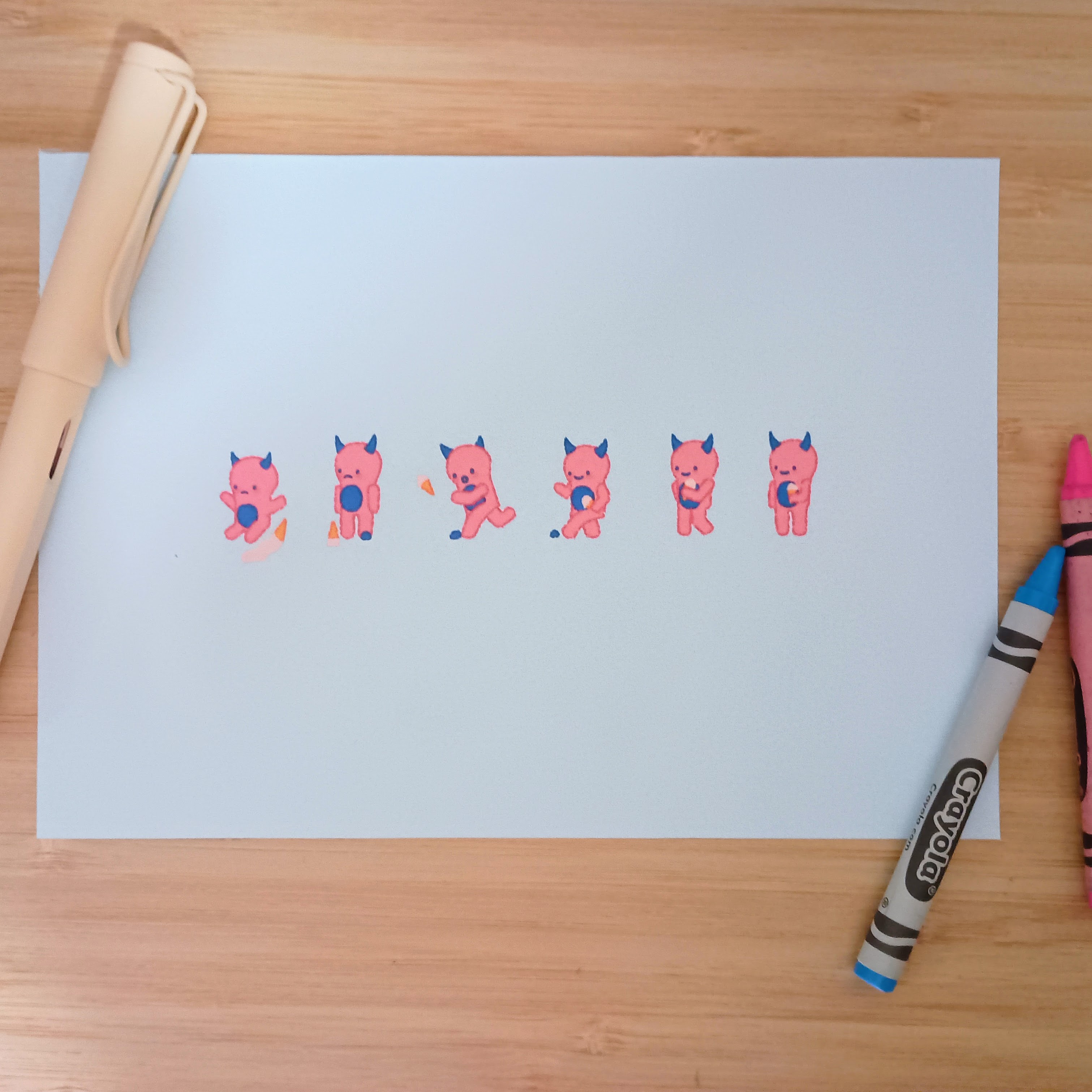 sad ice cream print