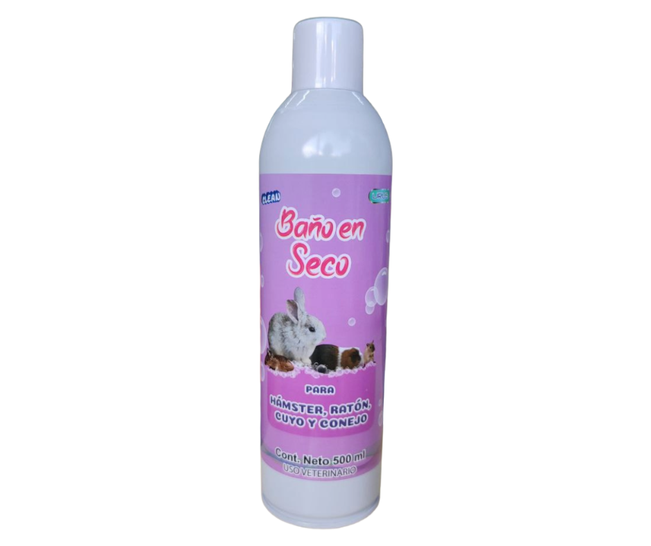 Baño en seco hamster, raton, cuyo y conejo