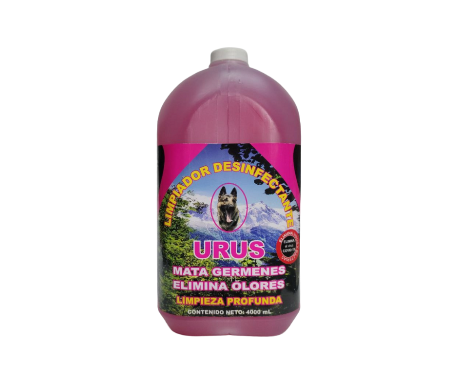 Limpiador desinfectante 4 Lt urus 