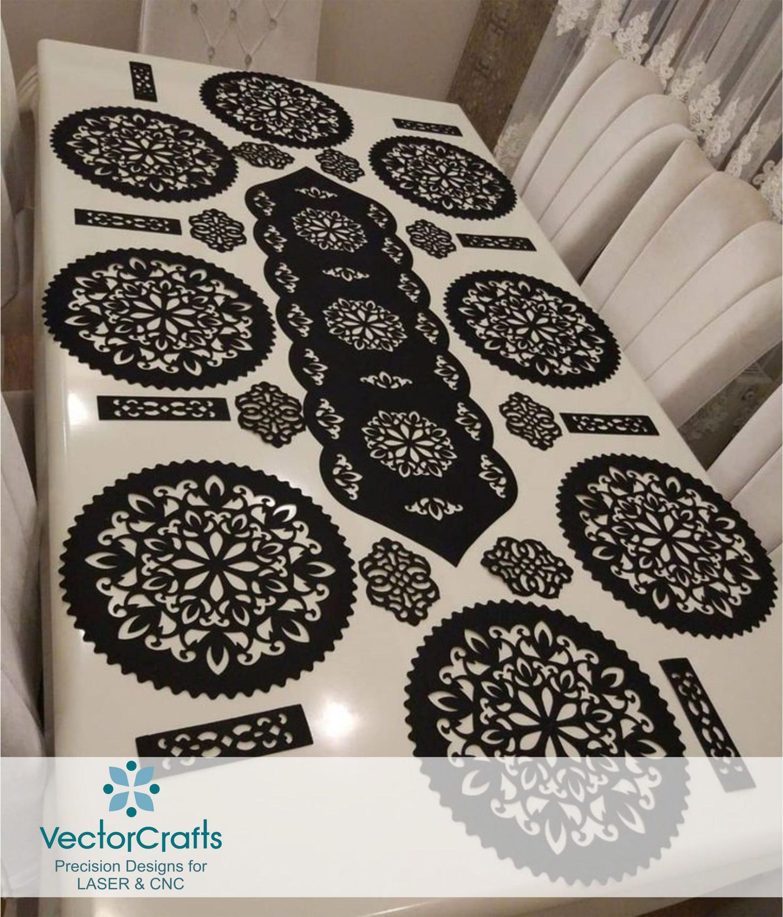 Laser Cut Mandala Pattern Bundle