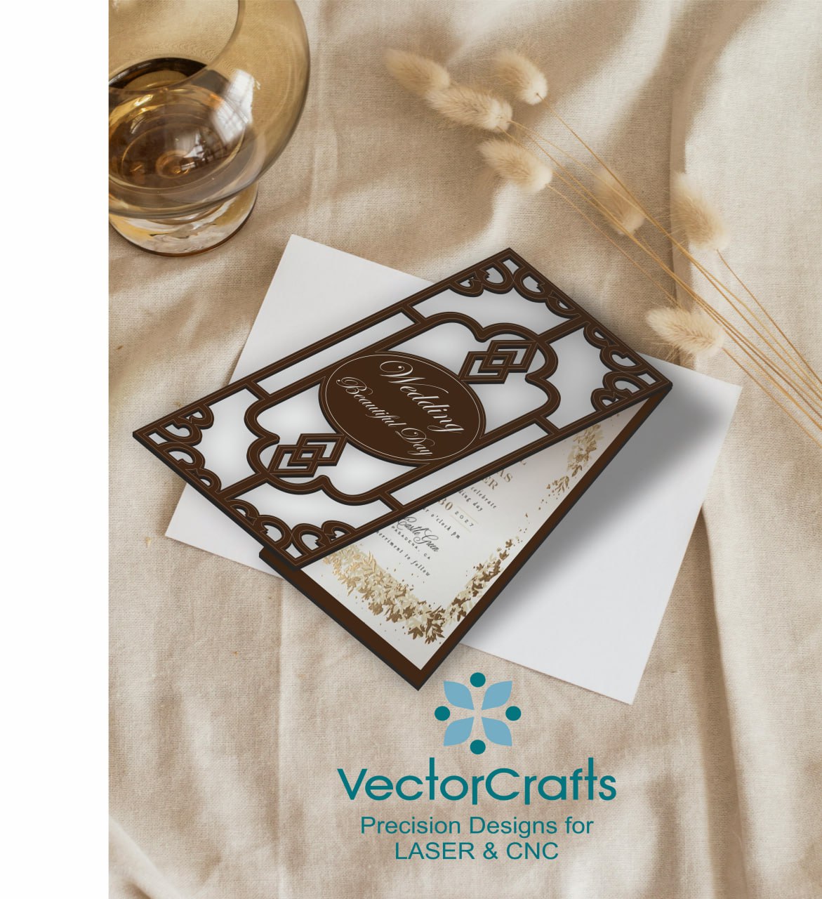 Laser Cut Wedding Invitation Card File