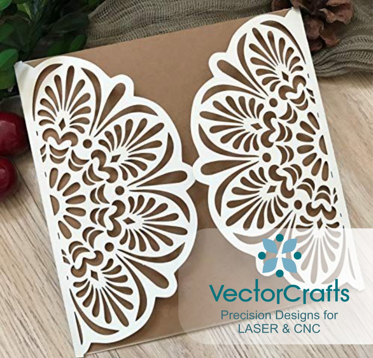 Laser Cut Invitation Card Digital File