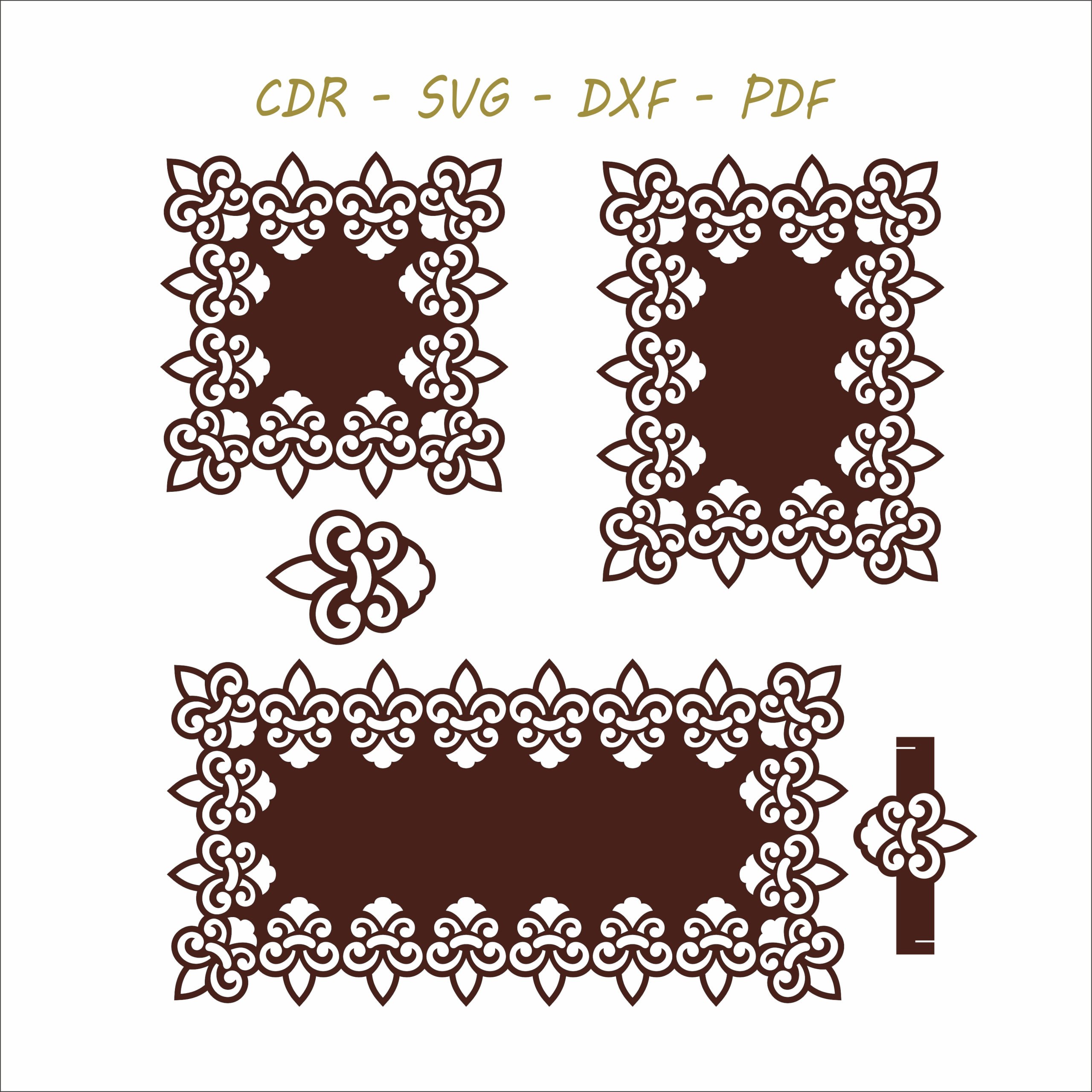 Decorative Laser Cut Frame Designs