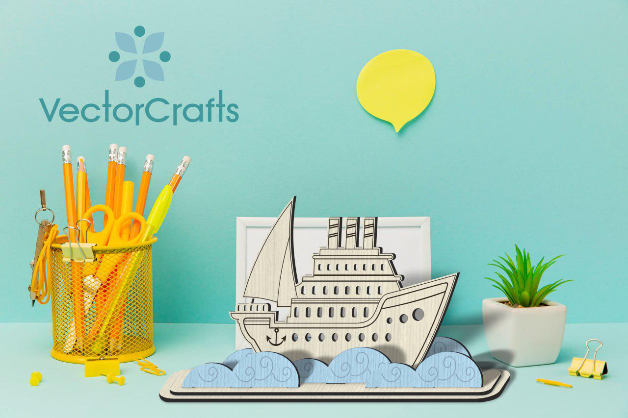 Cruise Ship Vector File