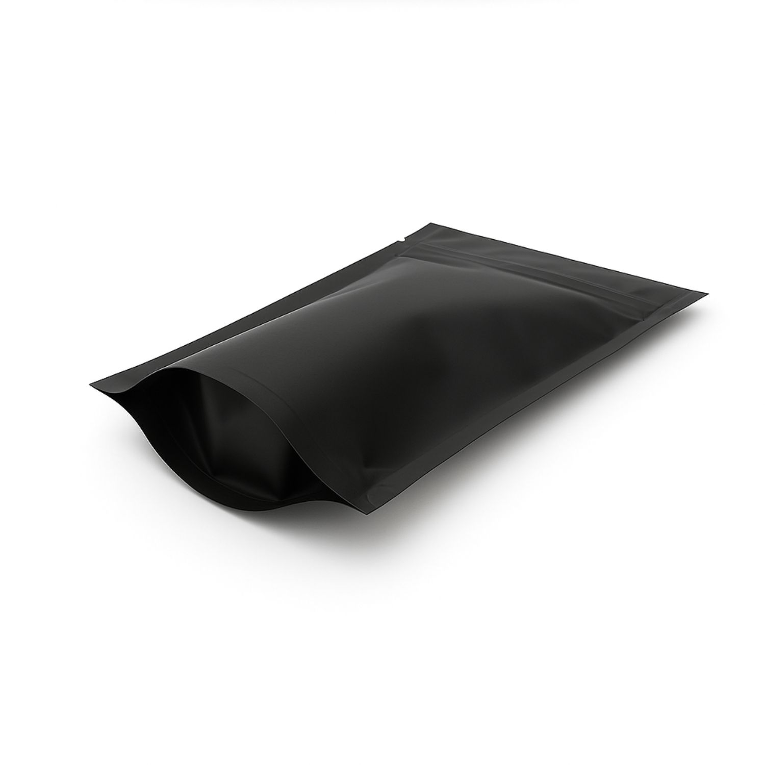 Bolsas Doypack Negras con Zipper | Empaque Hermético y Reutilizable para Café, Té y Alimentos