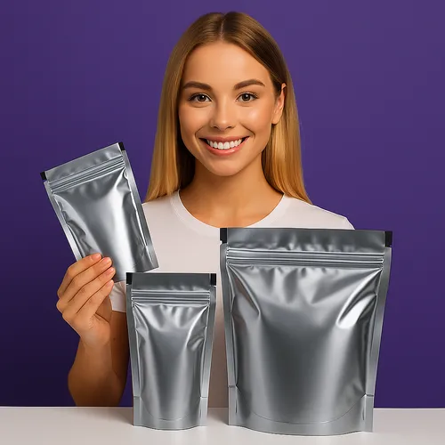 Bolsas Doypack Metalizadas con Zipper | Empaque Hermético para Alimentos, Suplementos y Más